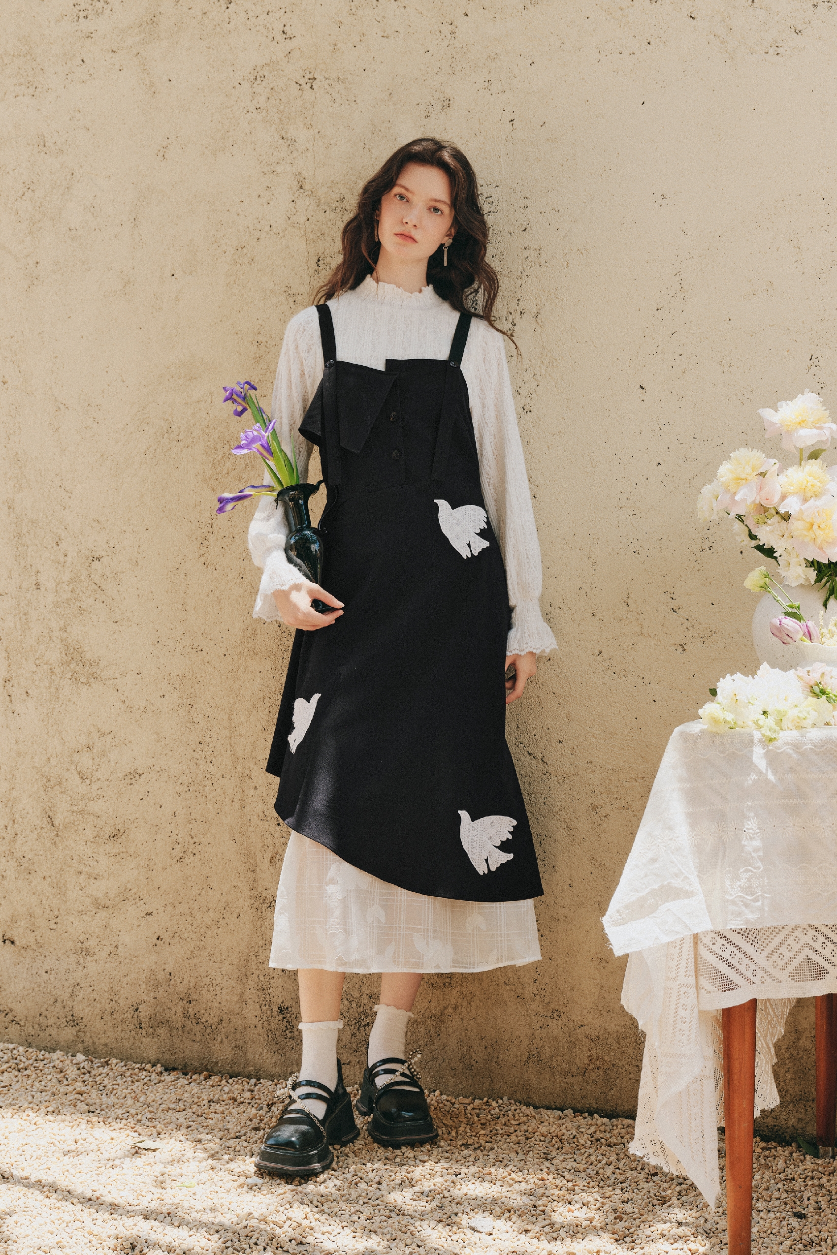 High Waist Slimming Midi Dress