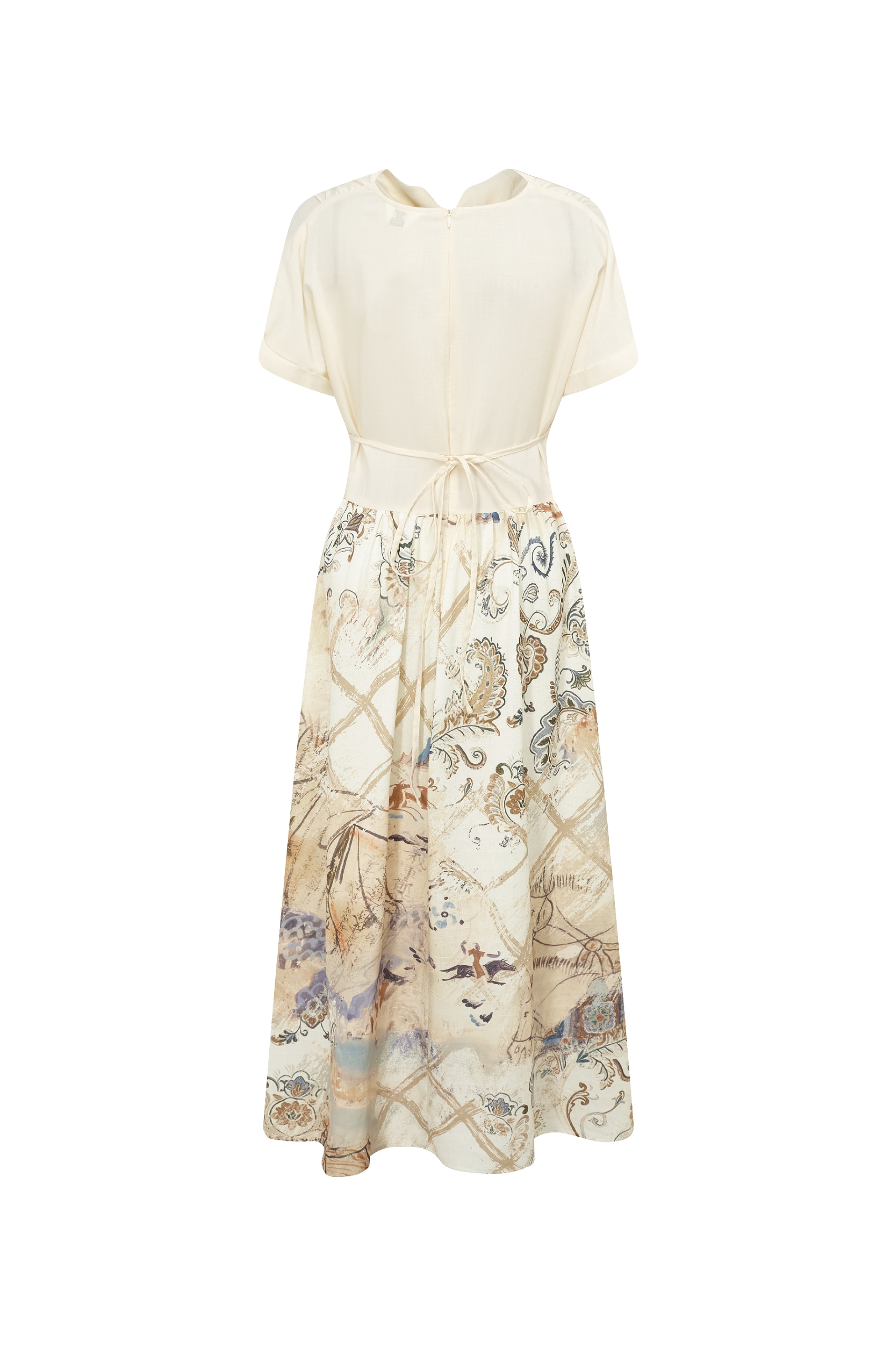 Printed Long Midi Skirt-LYONSENS