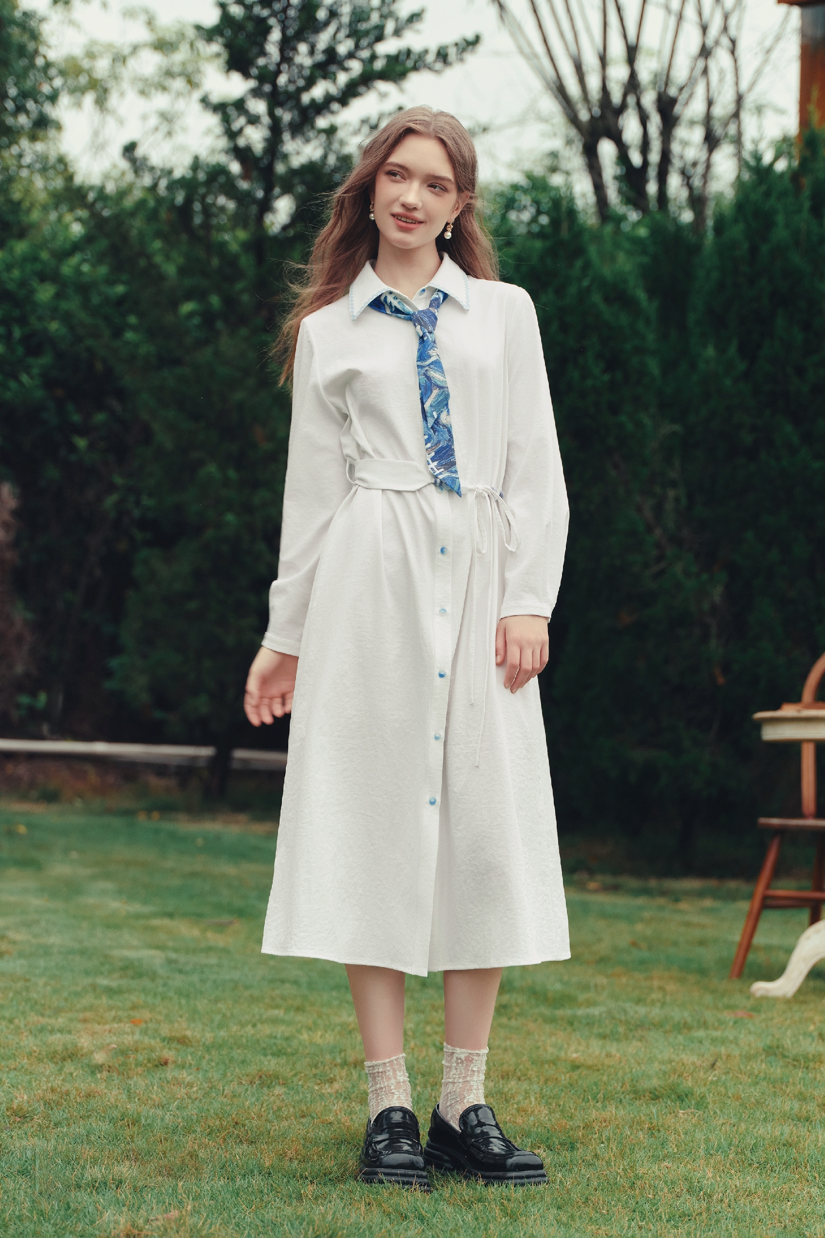 Long Sleeve Dress-LYONSENS