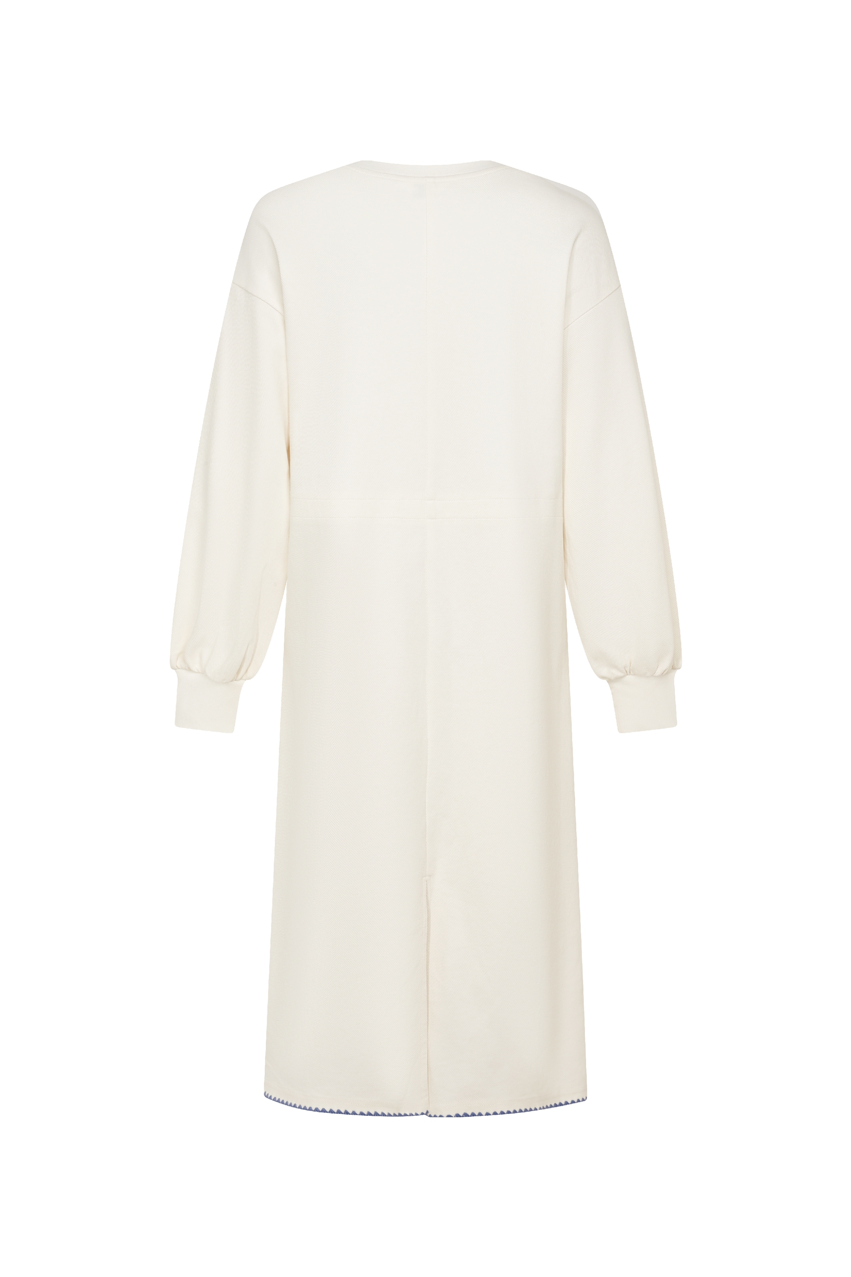 Spliced‑collar Long‑sleeve Dress-LYONSENS