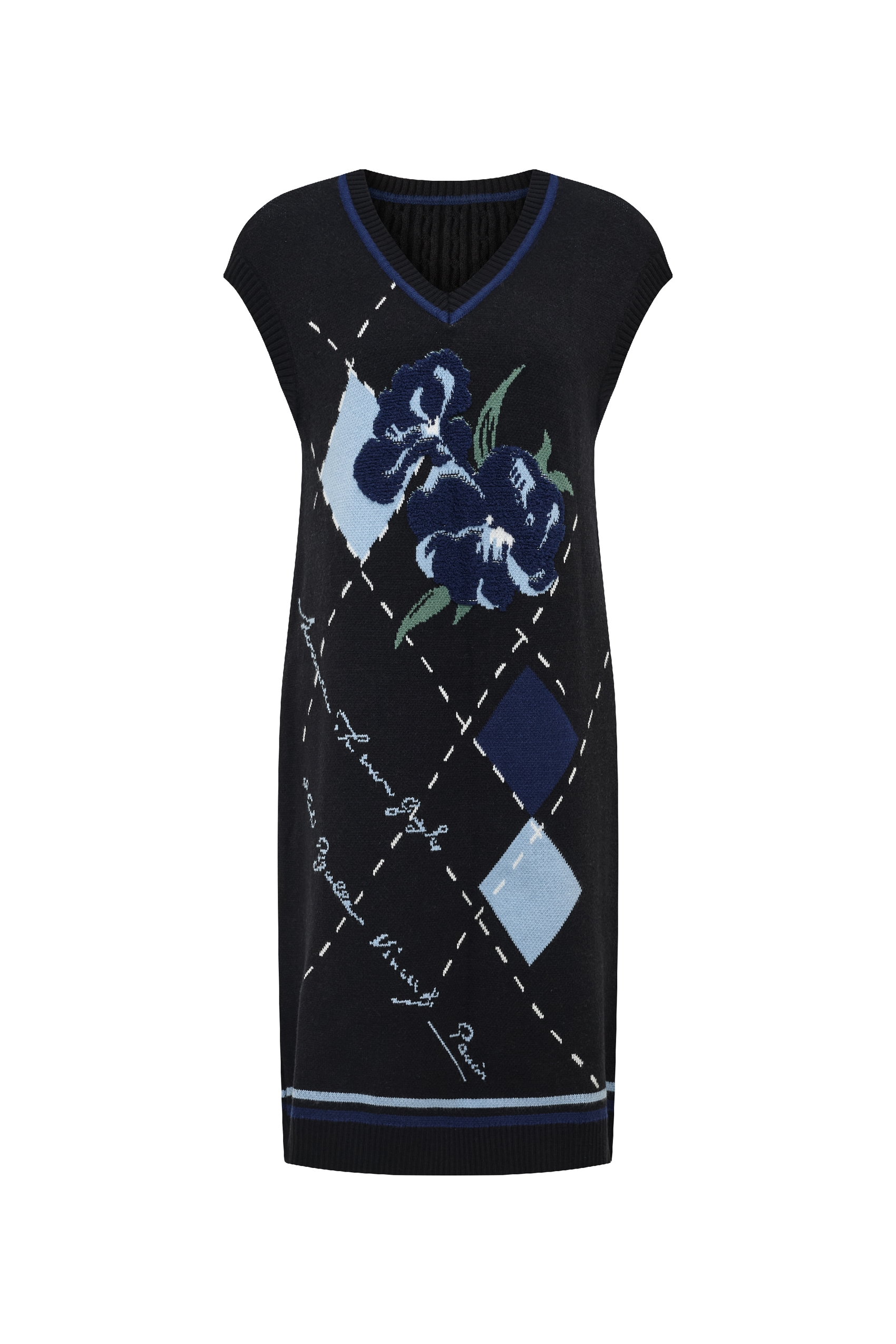 Sleeveless Knit Vest Dress-LYONSENS