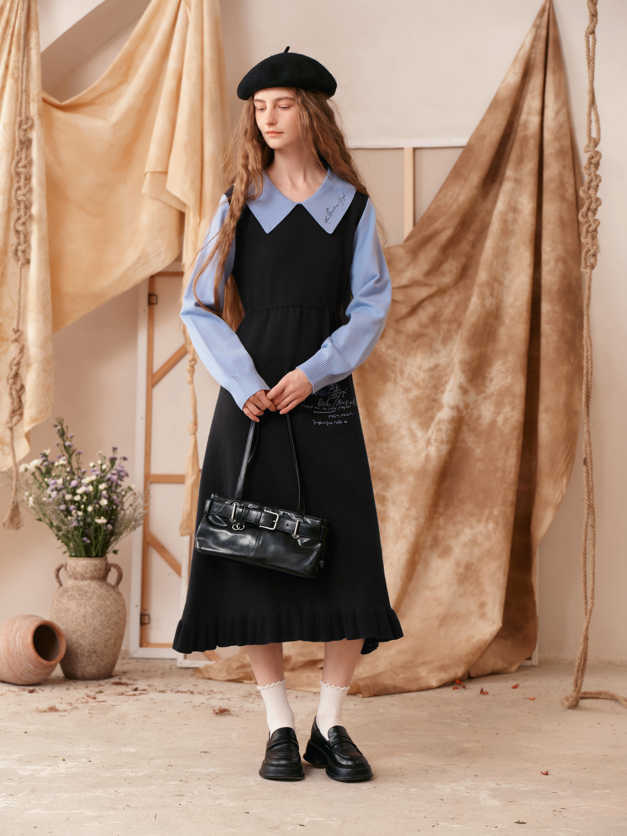 Suspenders Dress