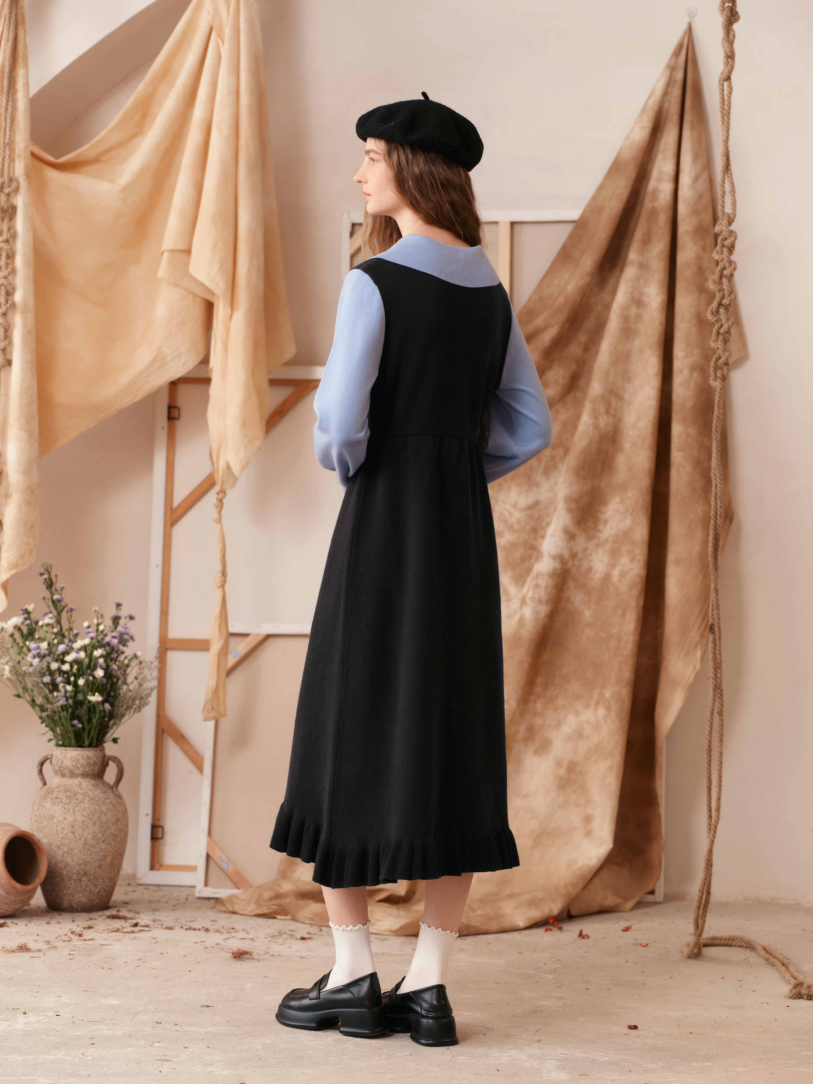 Suspenders Dress