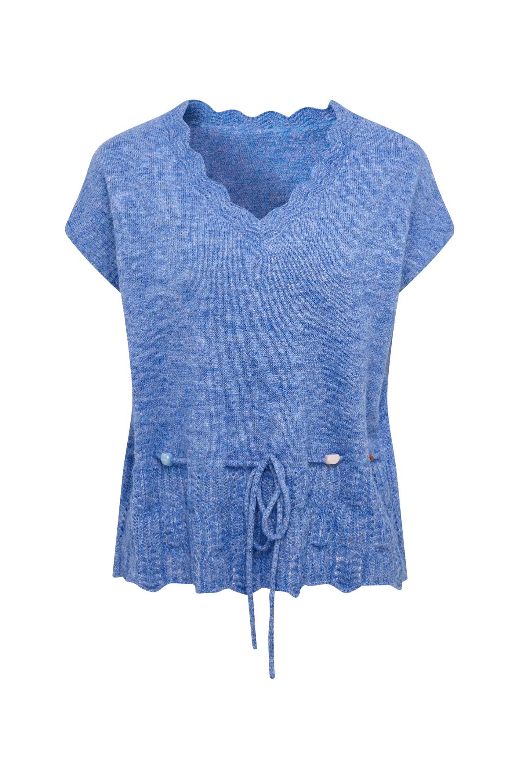 Blue Knit Vest