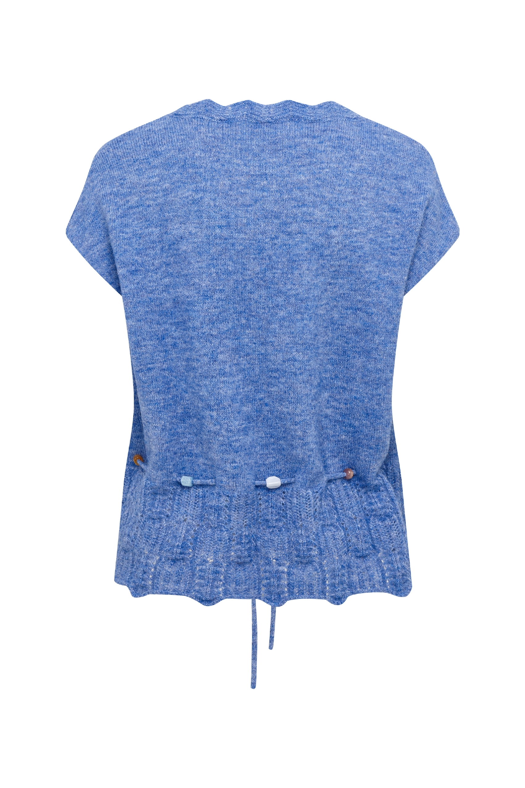 Blue Knit Vest