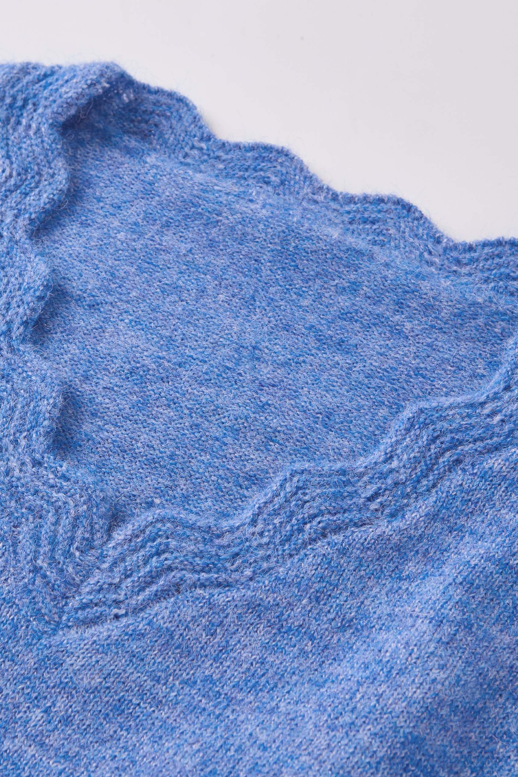 Blue Knit Vest