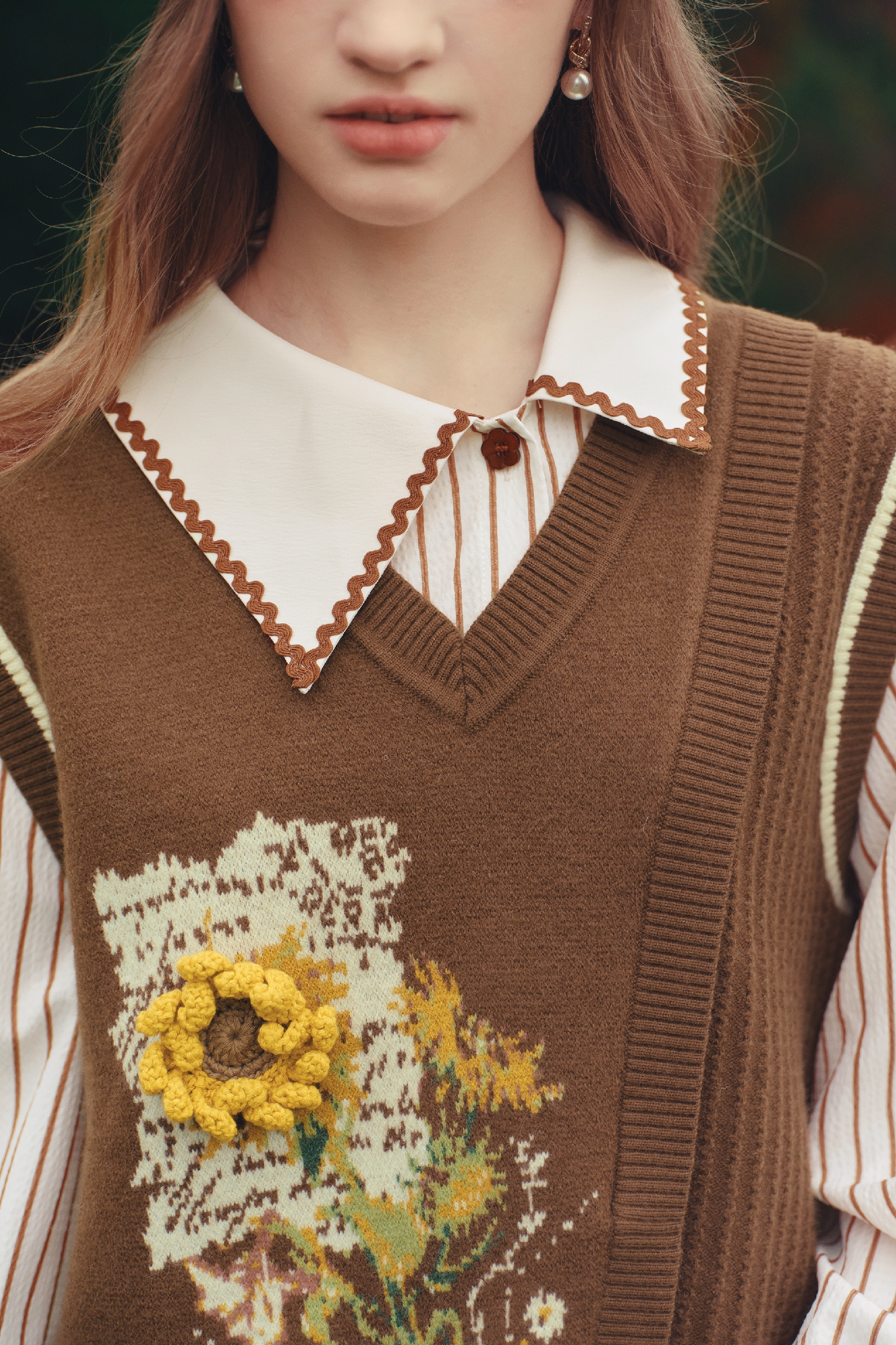 Knitted Vest Set