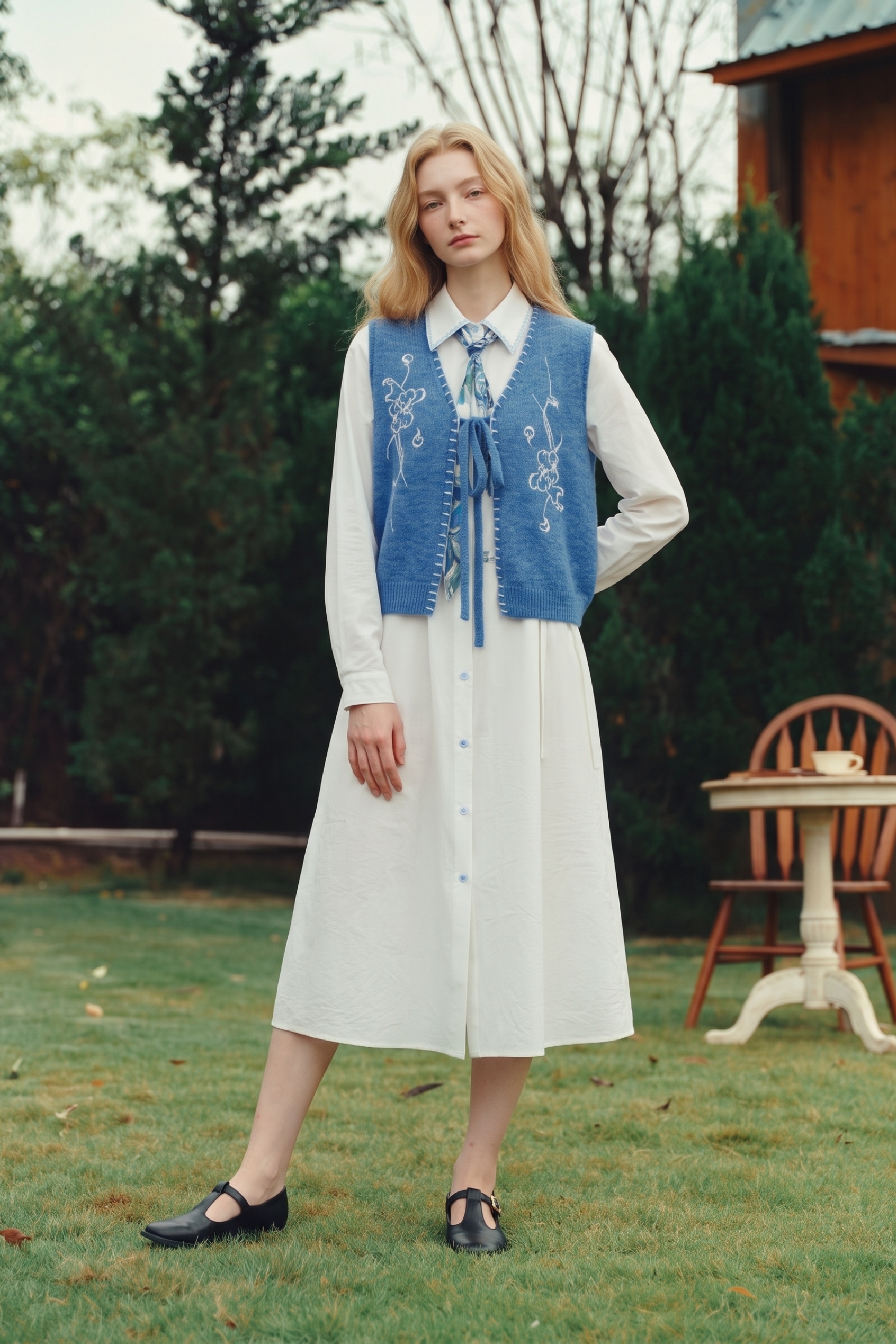 Denim Vest-LYONSENS