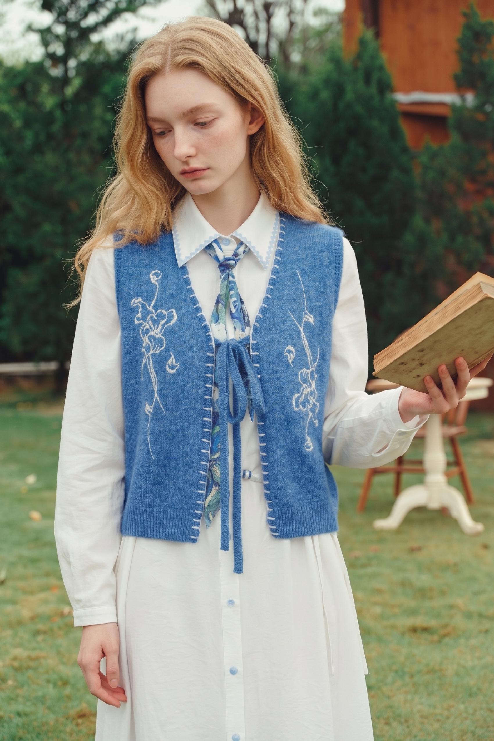 Denim Vest-LYONSENS