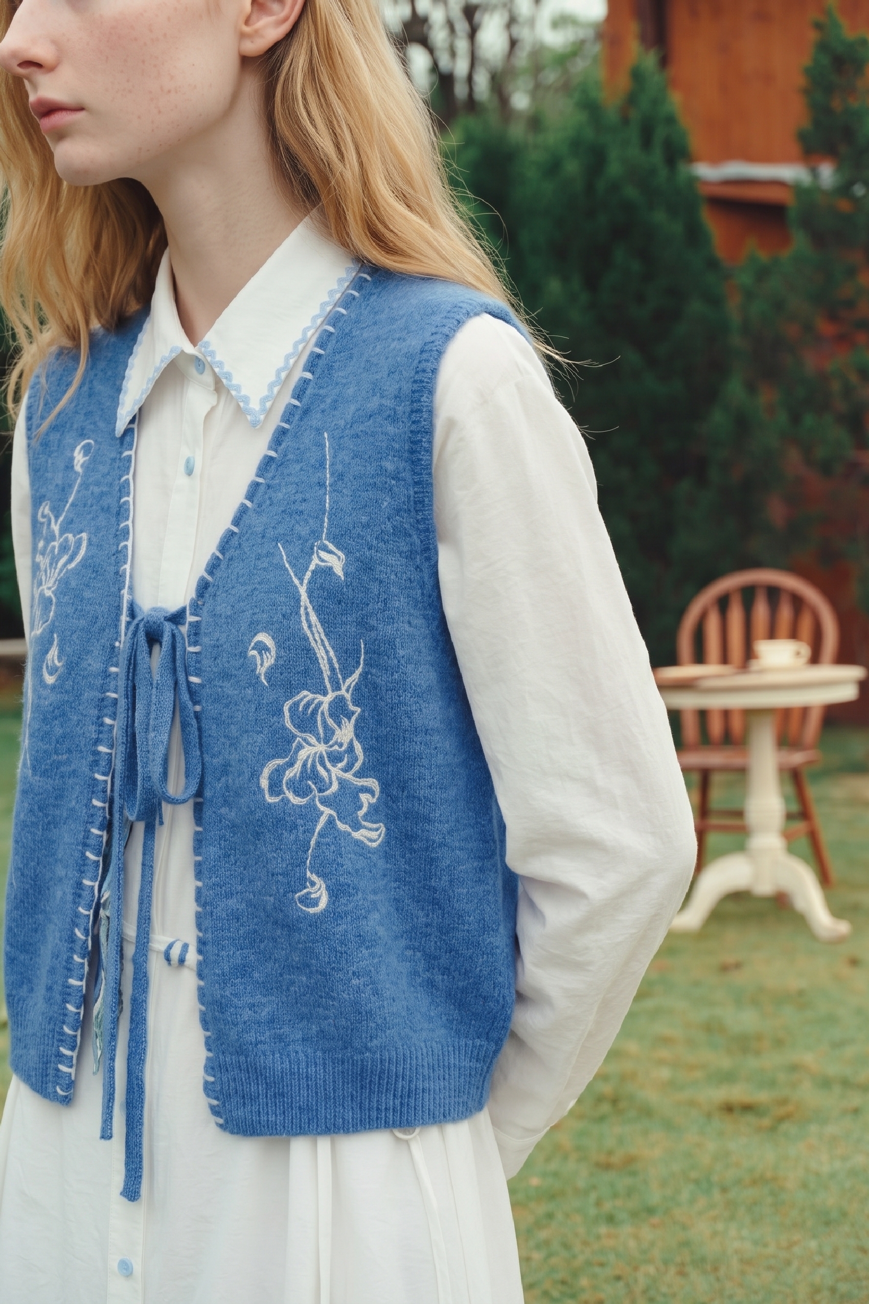 Denim Vest-LYONSENS