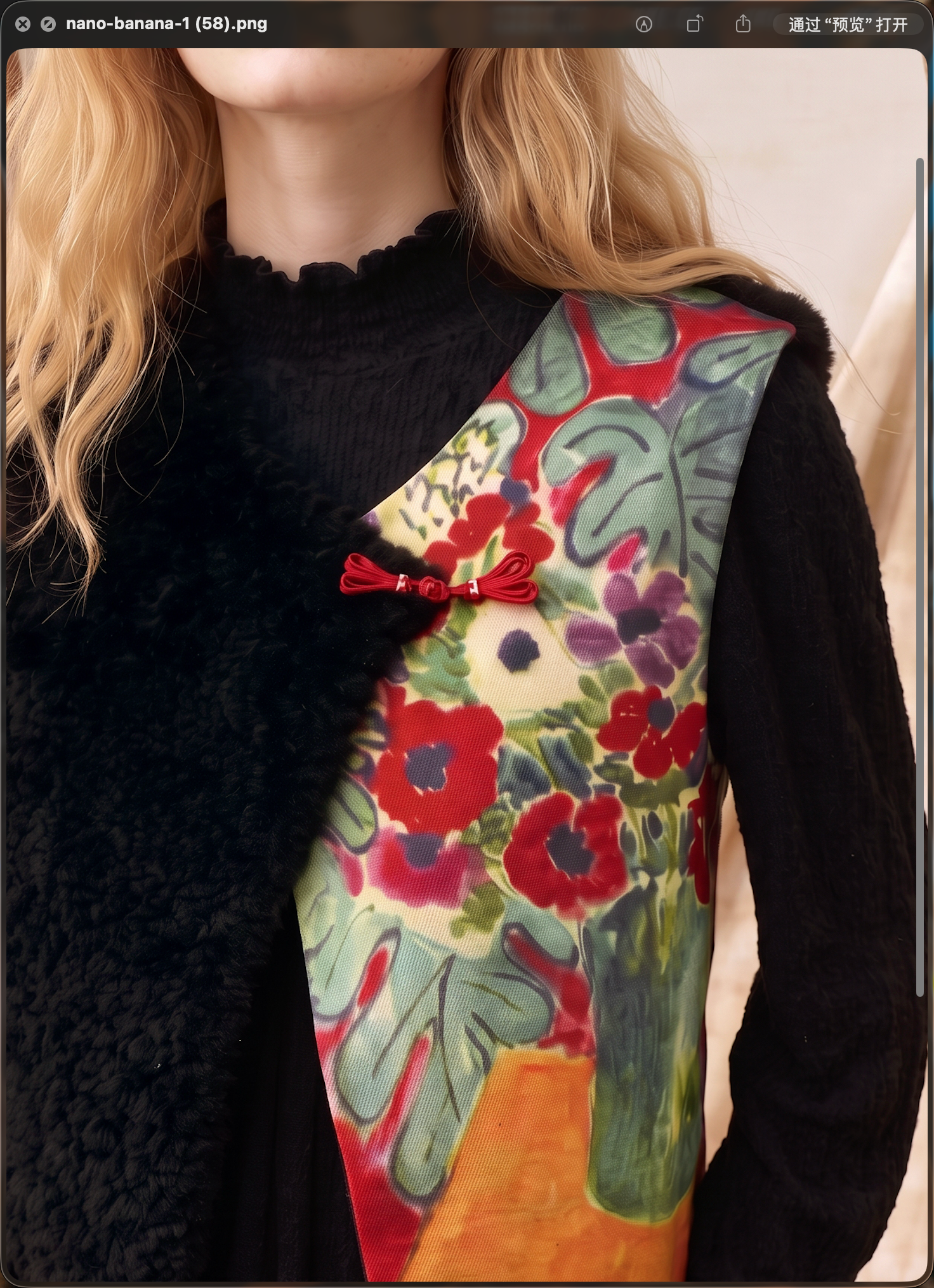 Color-Block Floral Patchwork Sleeveless Vest