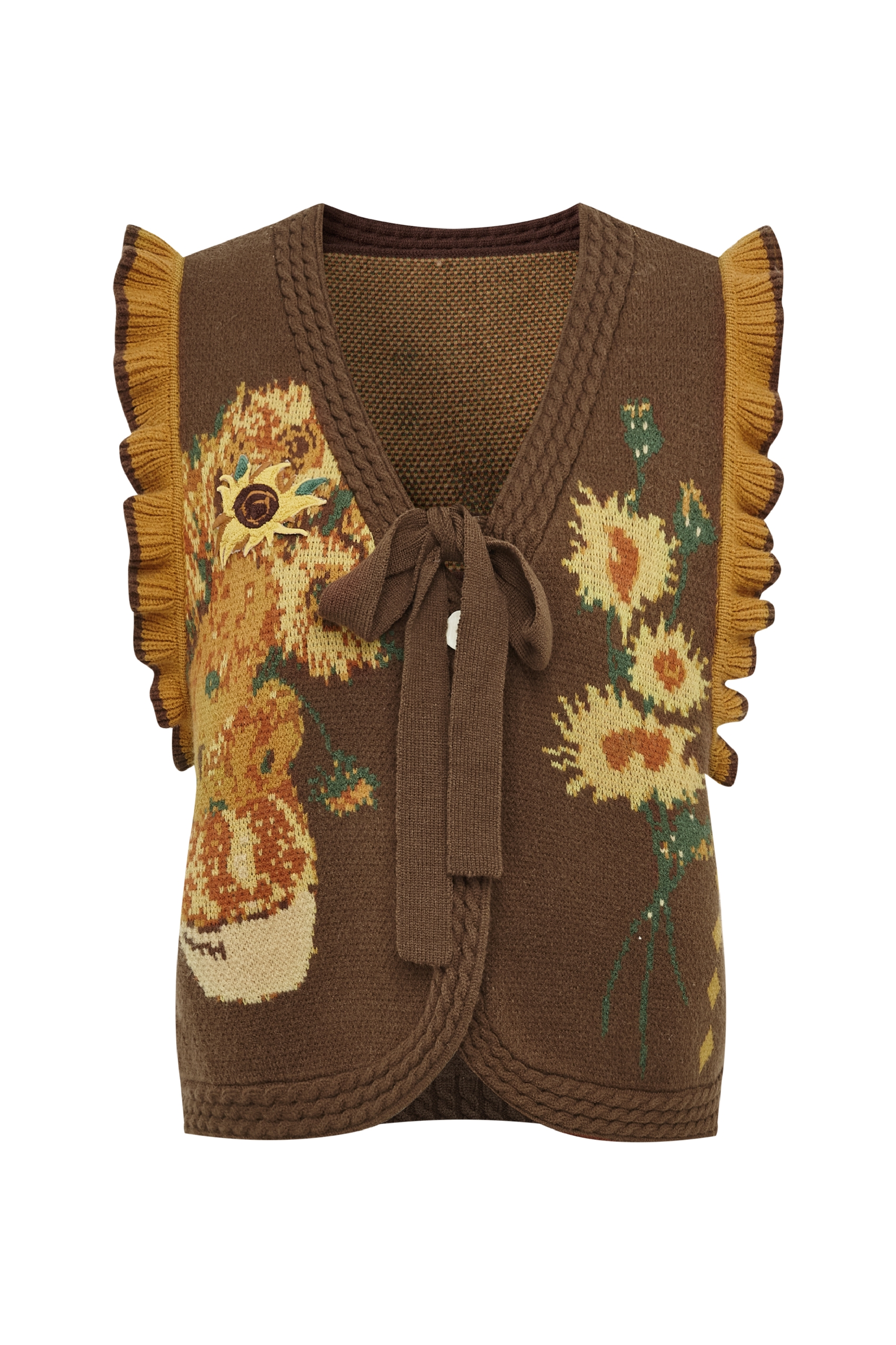Vintage Brown Knit Sweater