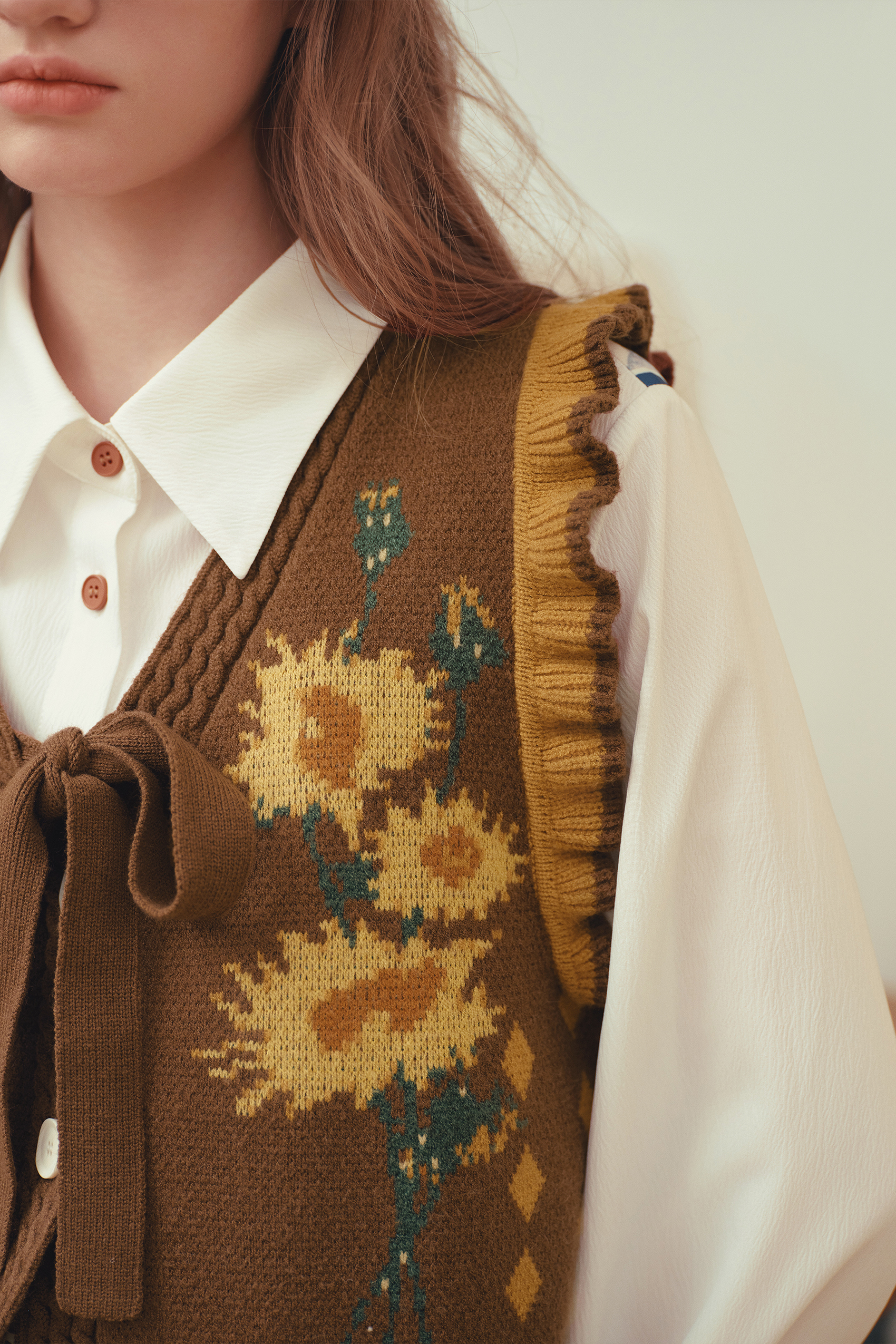 Vintage Brown Knit Sweater