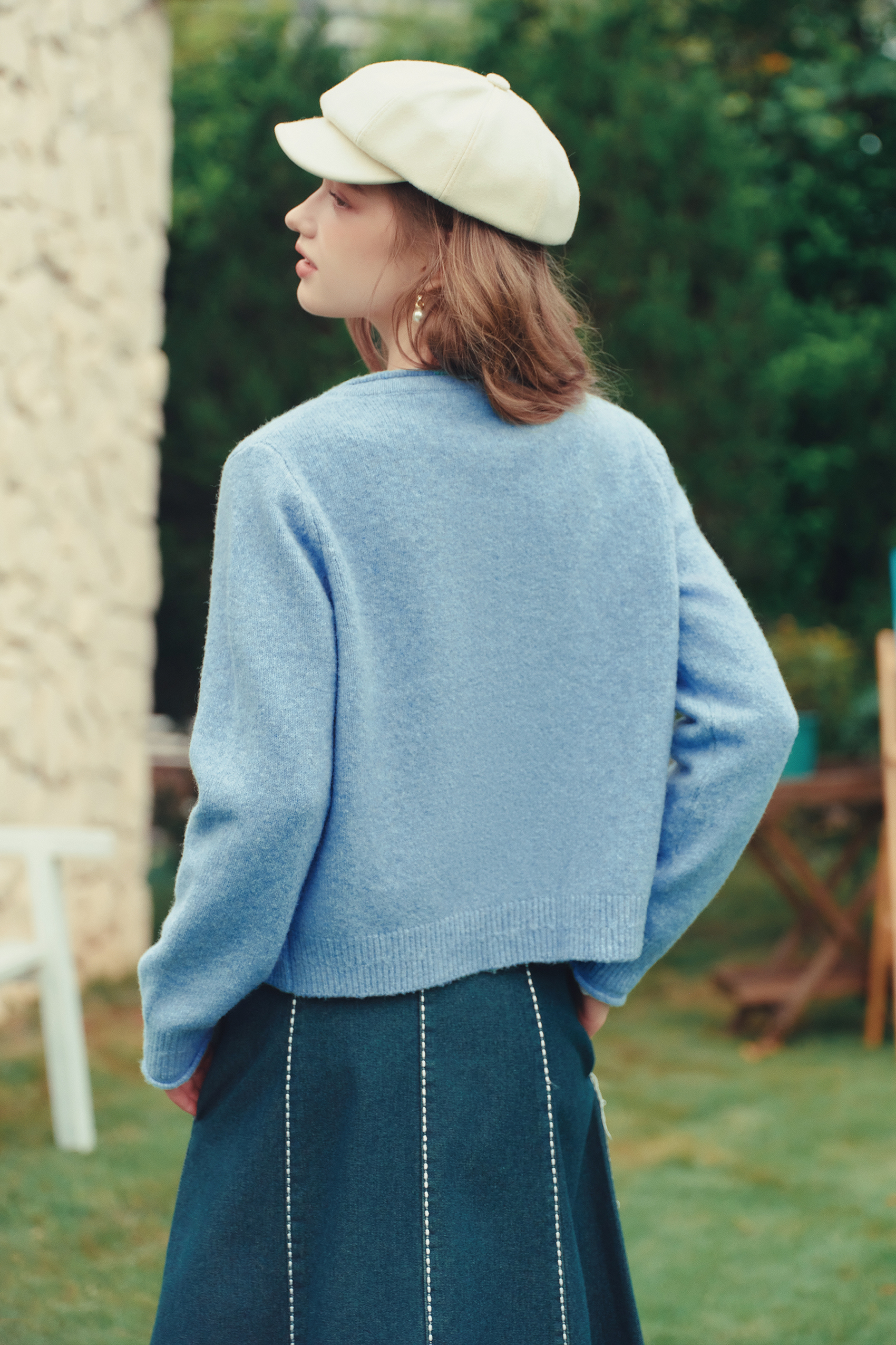 Crew Neck Long Sleeve Sweater