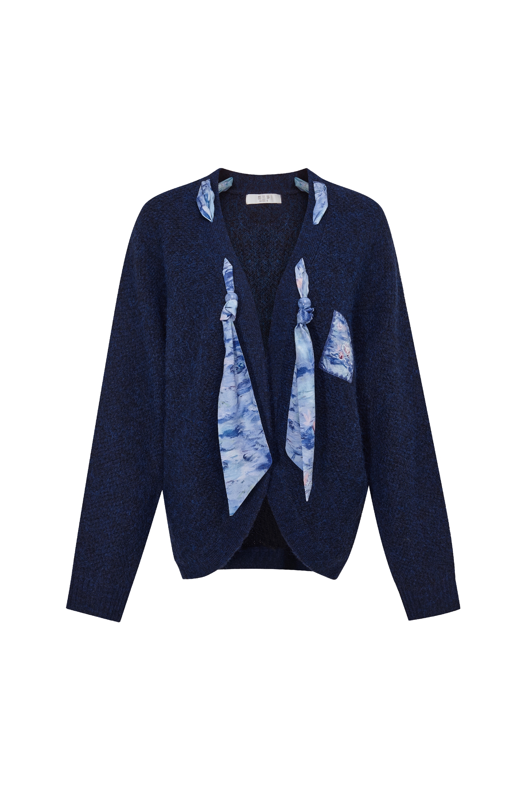 Printed Knit Cardigan-LYONSENS