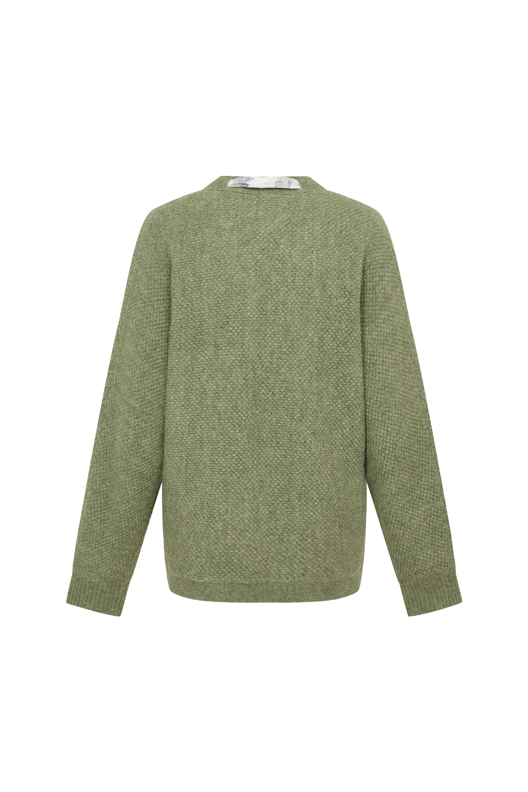 Printed Knit Cardigan-LYONSENS