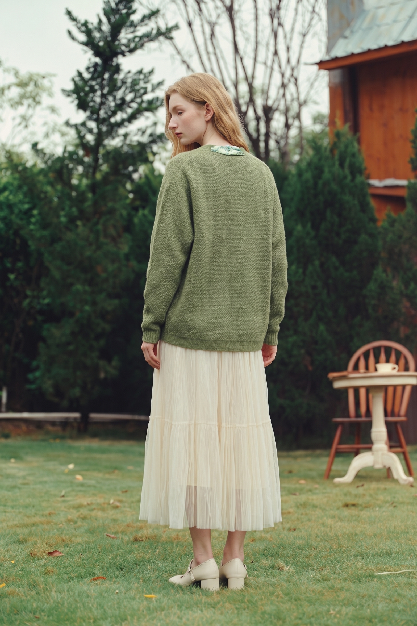 Printed Knit Cardigan-LYONSENS