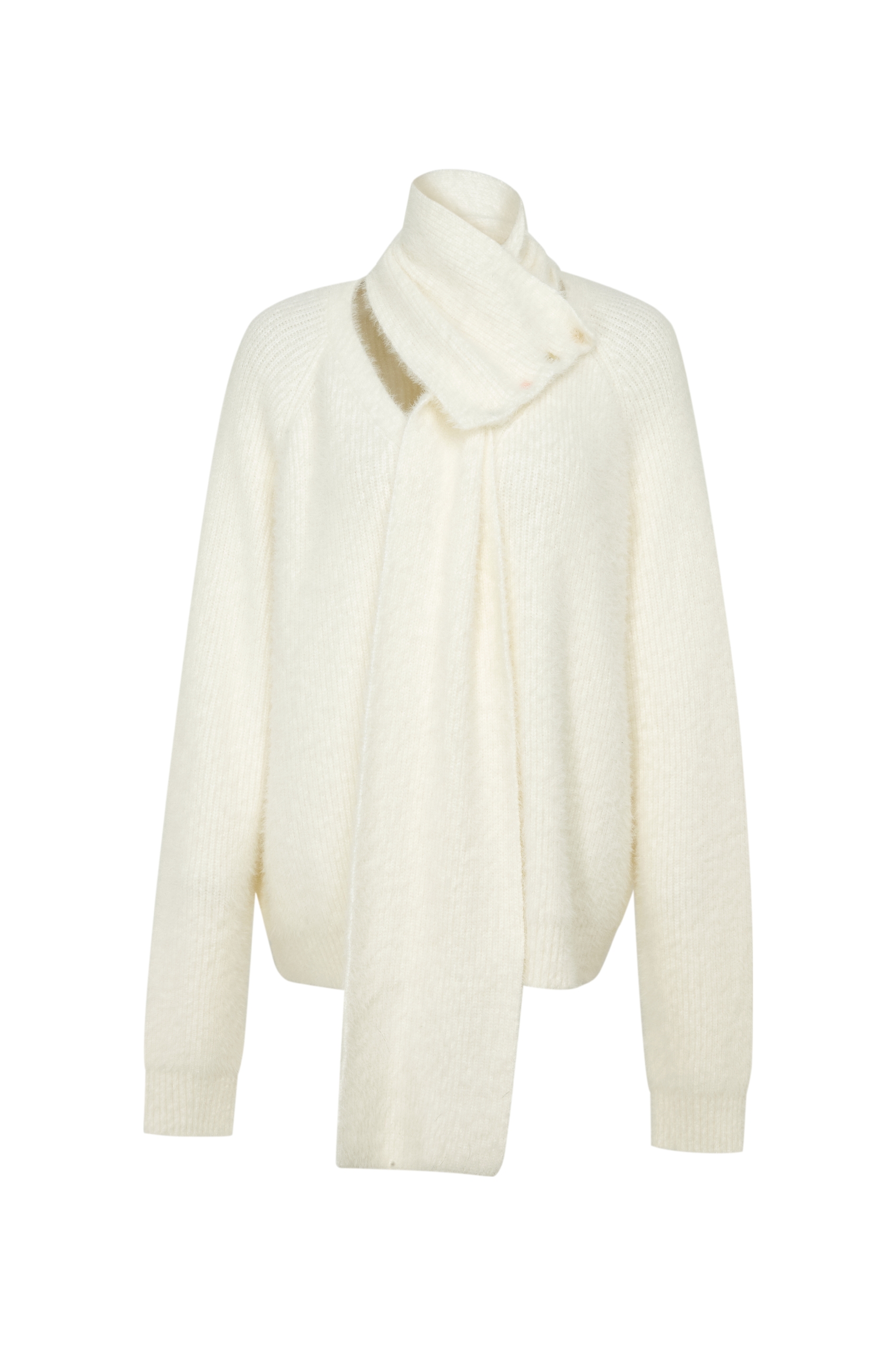 Asymmetric Button Knit Top