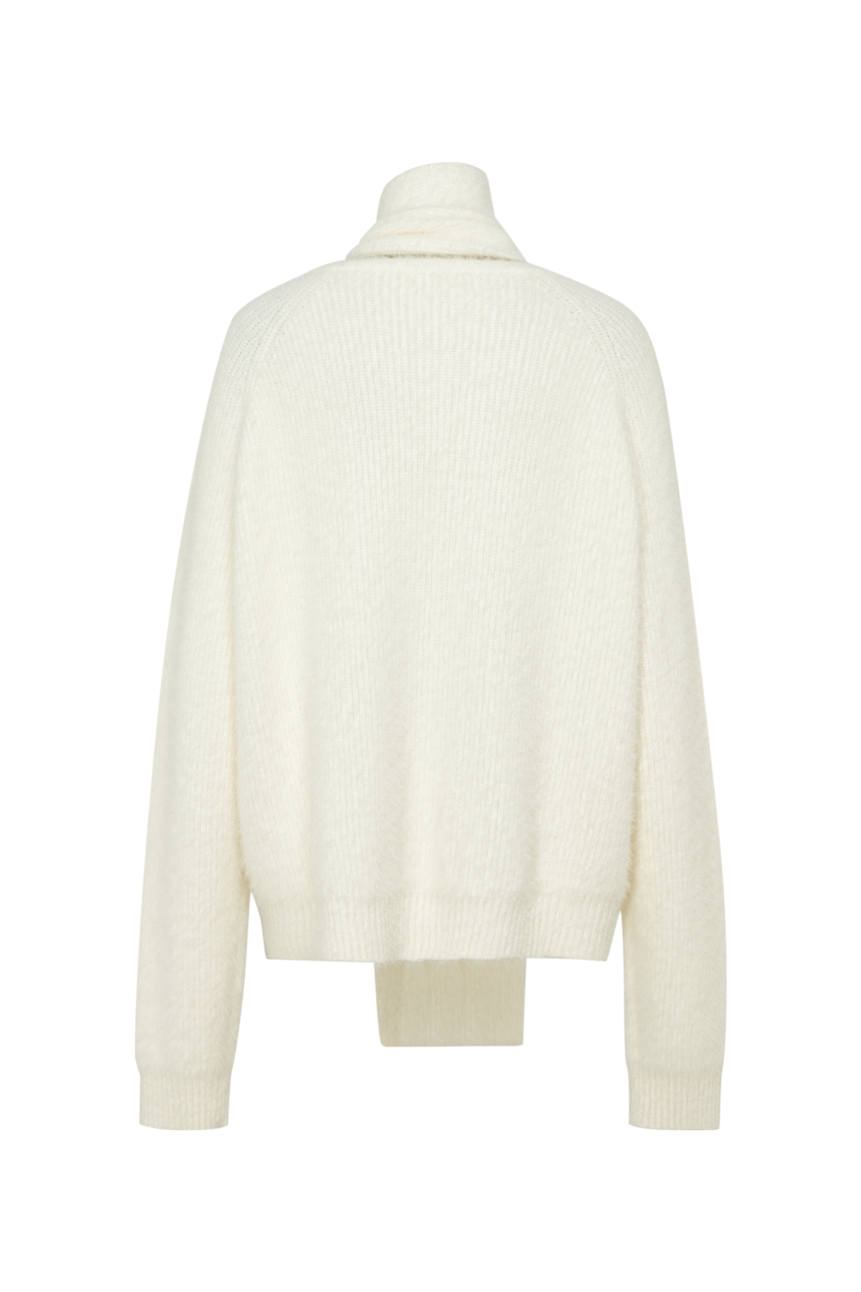 Asymmetric Button Knit Top