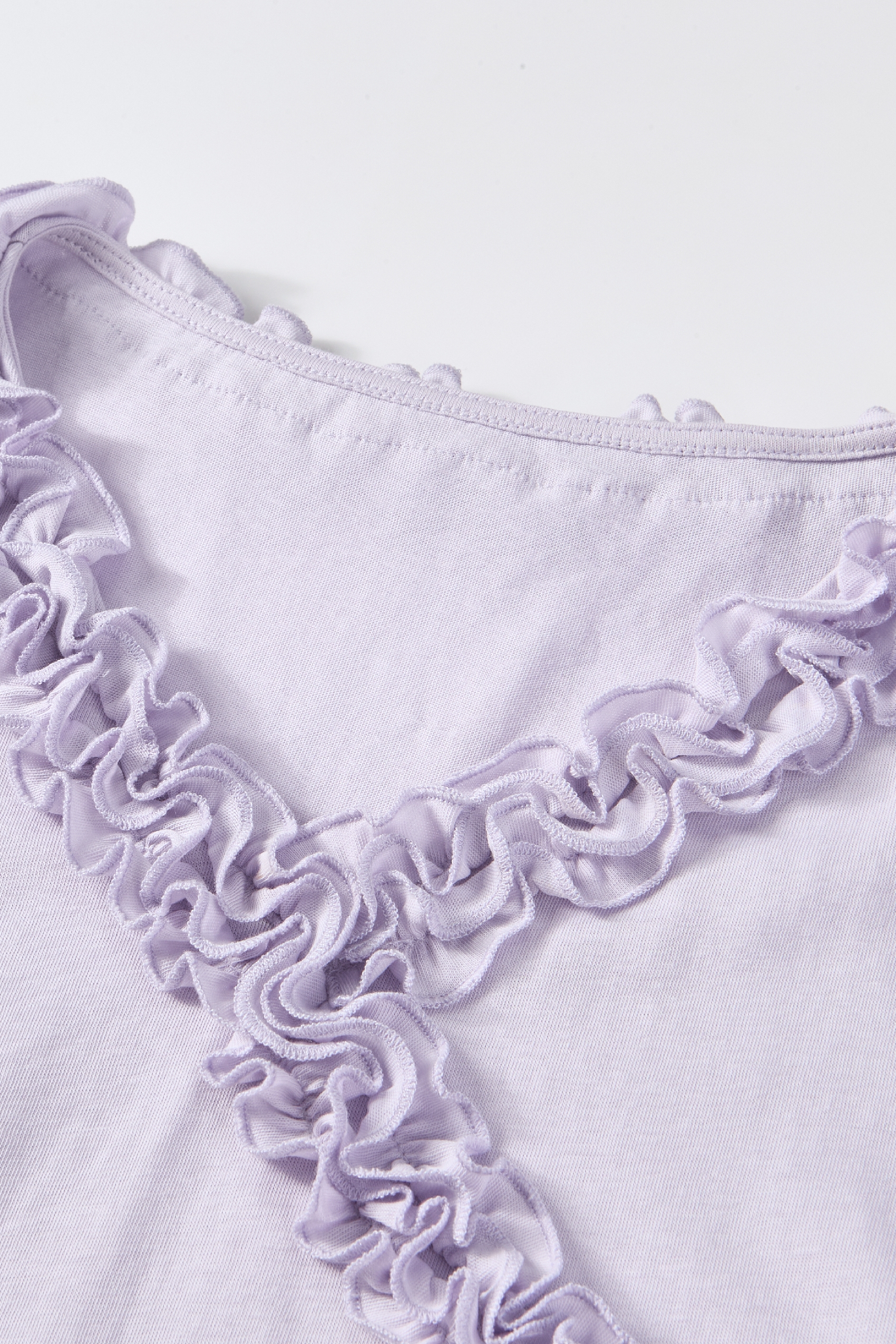 Lace Spliced Long Sleeve Top
