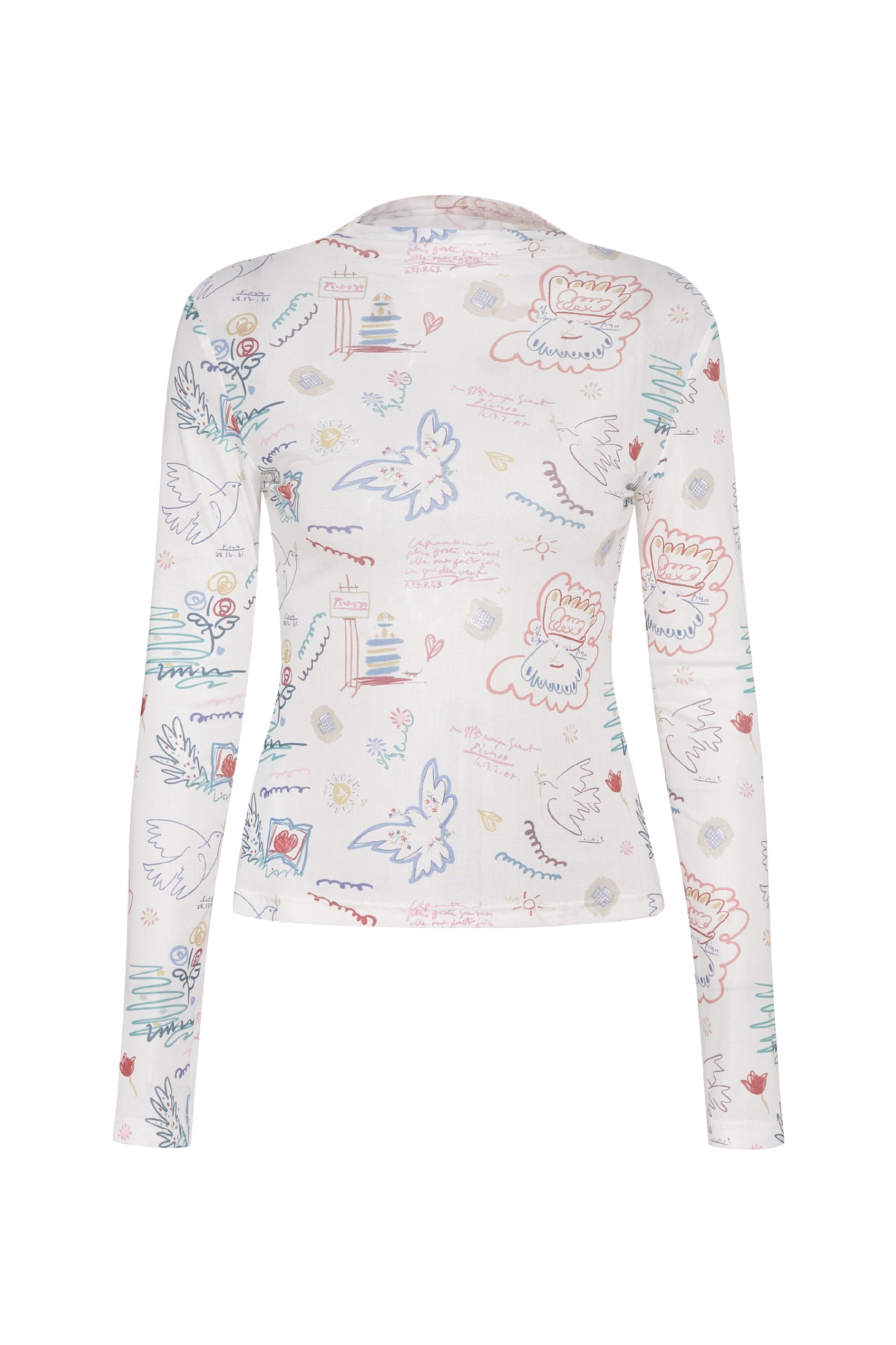 All Over Floral Print Short Sleeve Top