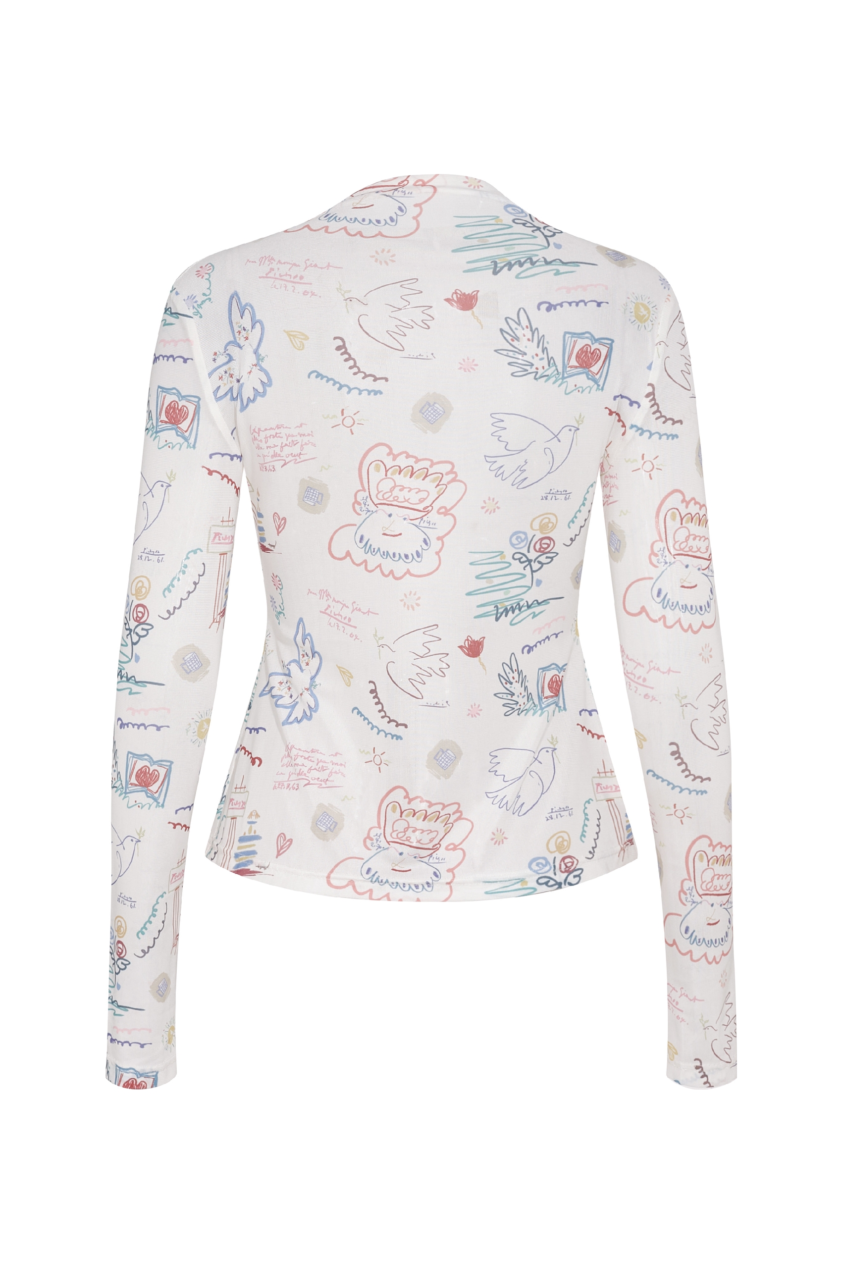 All Over Floral Print Short Sleeve Top