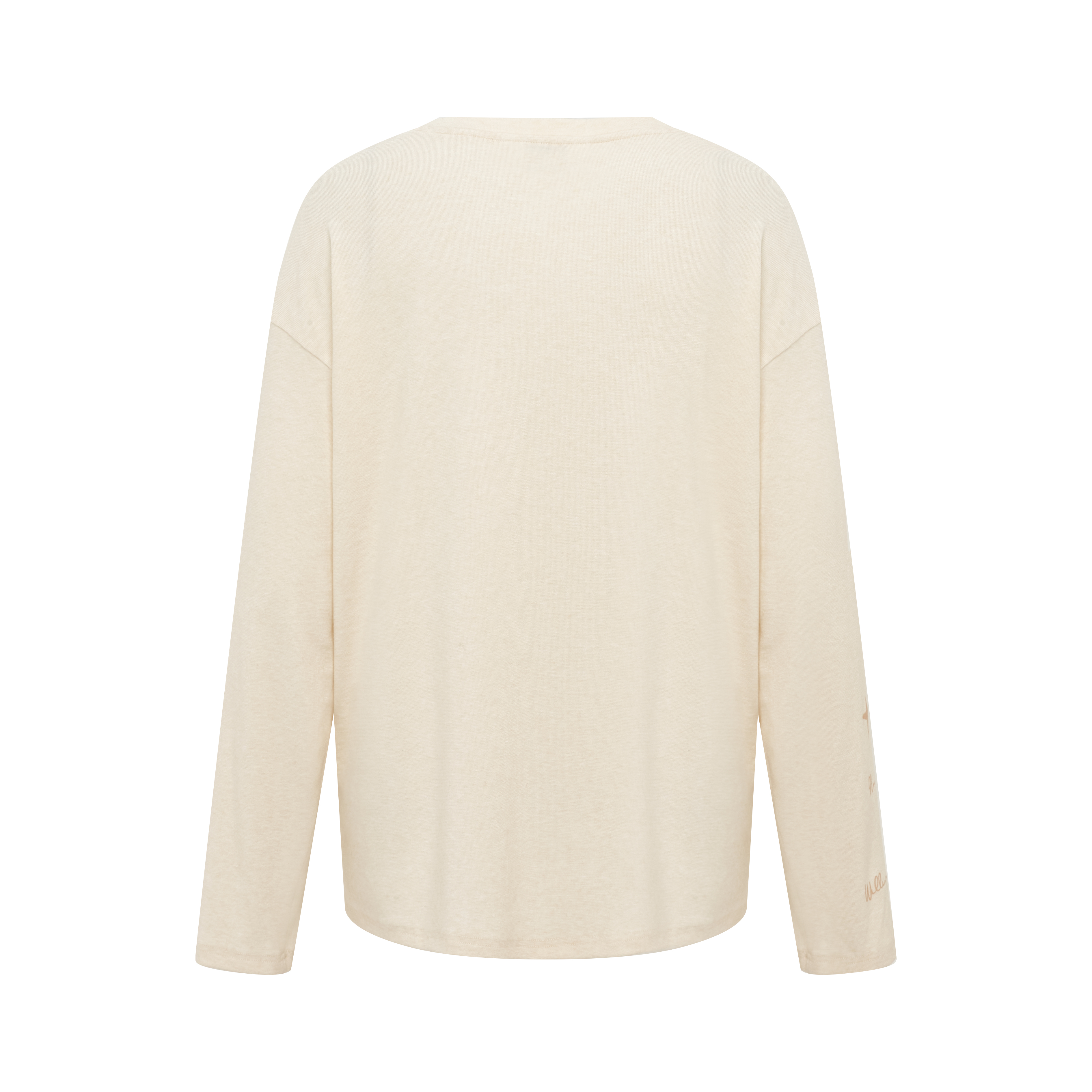 Soft Tie-Neck Turtleneck Long Sleeve T-Shirt