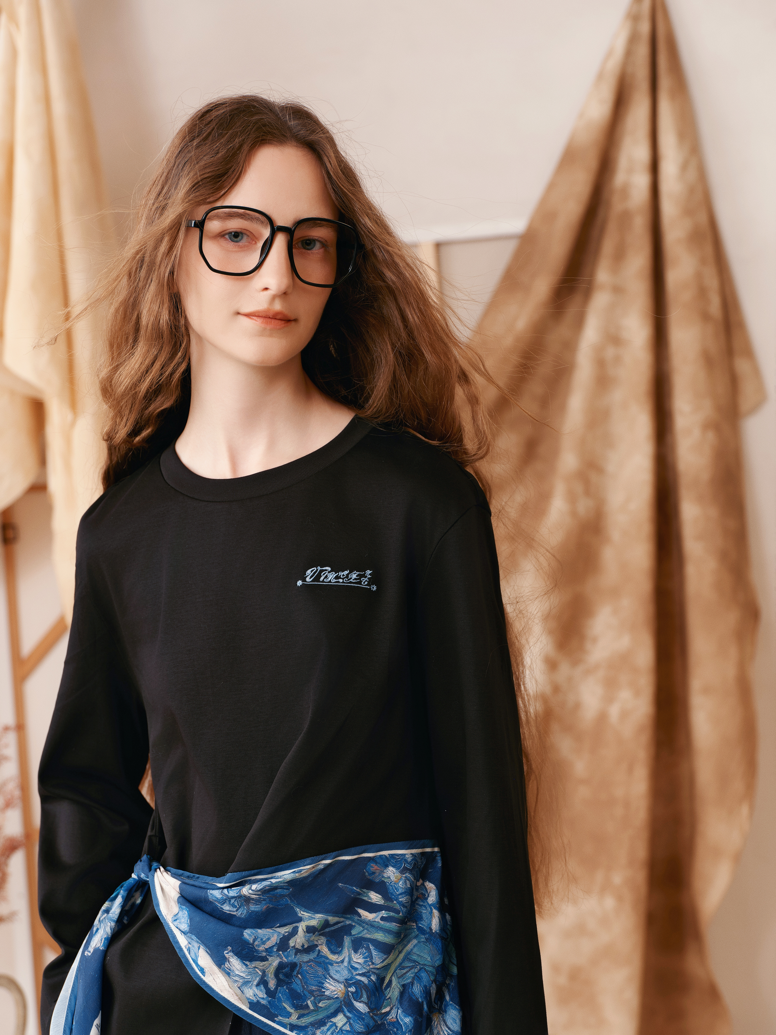 Minimal Basic Crew Neck Slim-Fit Long Sleeve T-Shirt