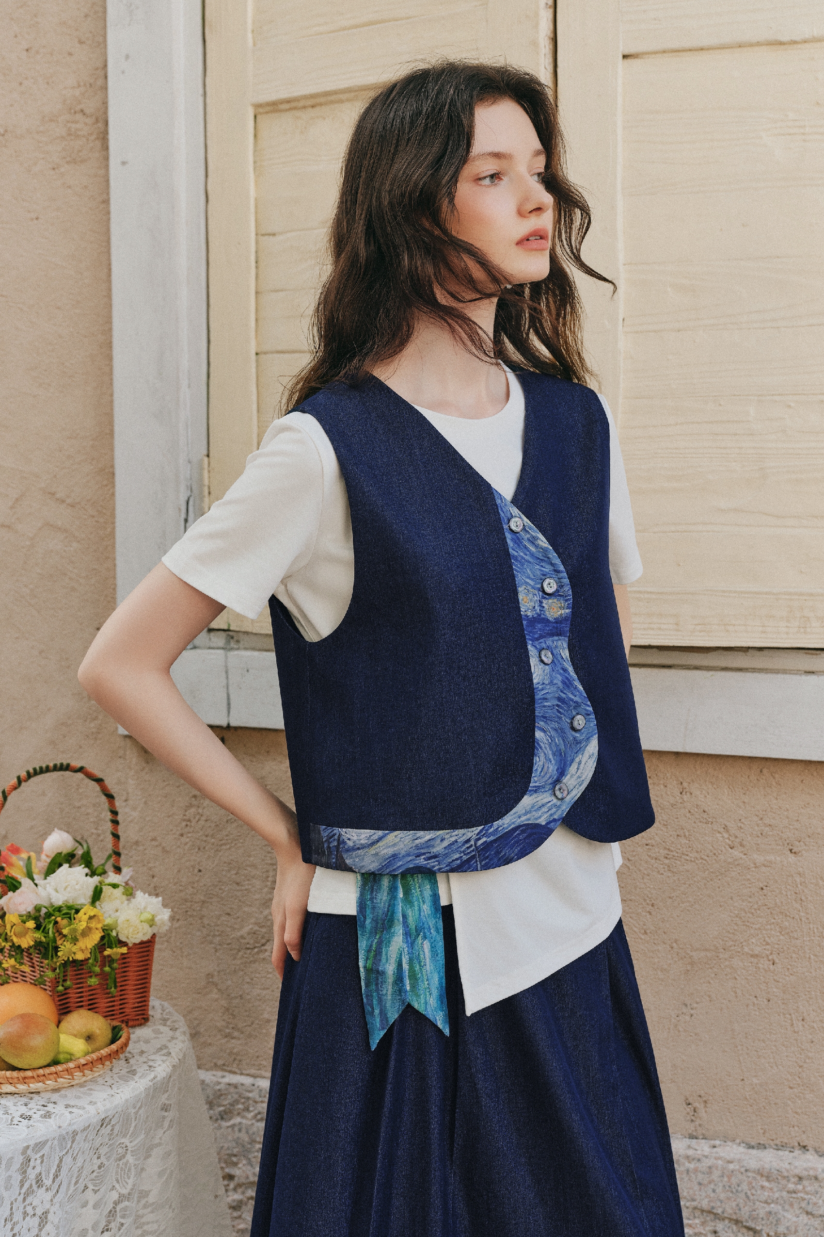 Waist Cinched Long Uniform Dress