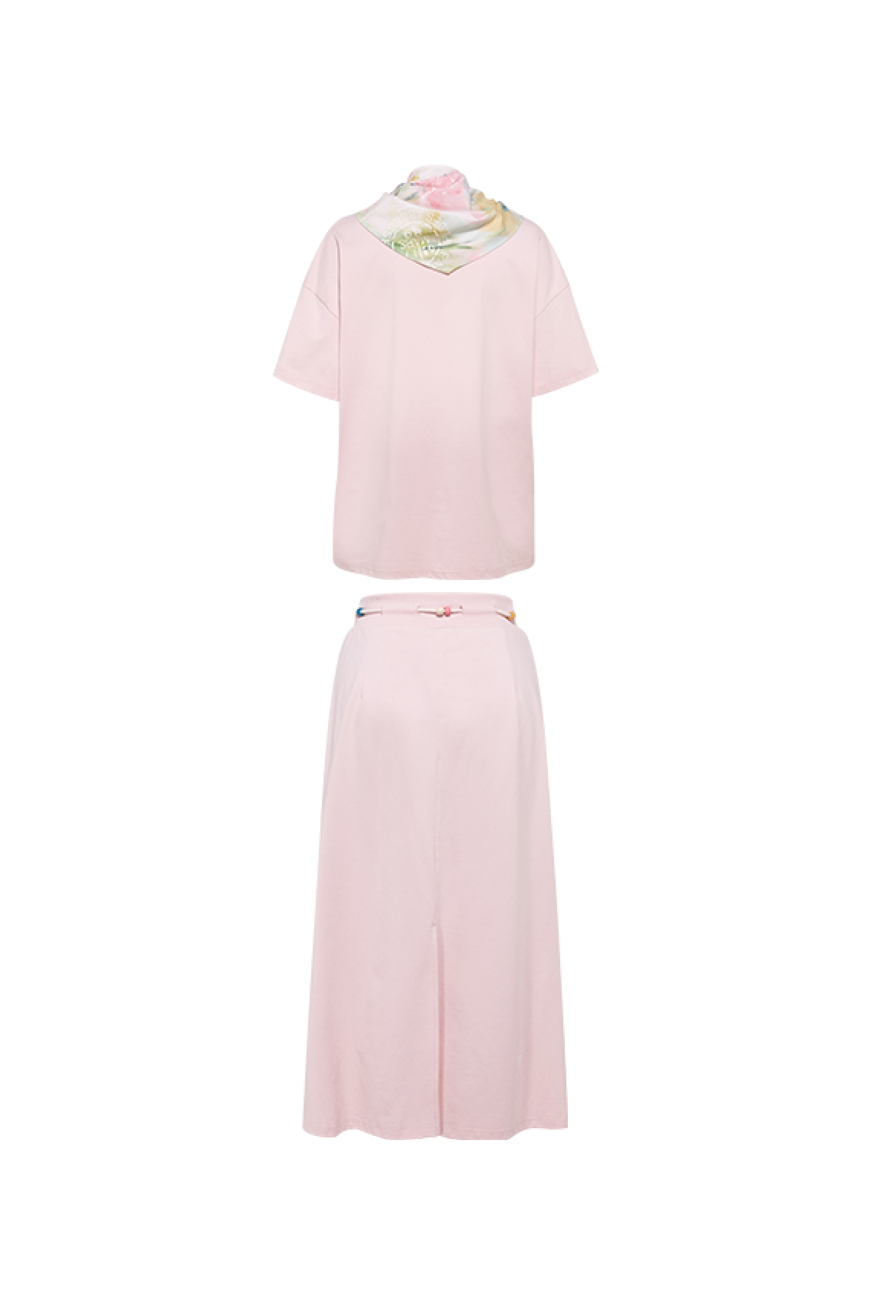 Korean Vibe Floral Two Piece Outfit Set-LYONSENS