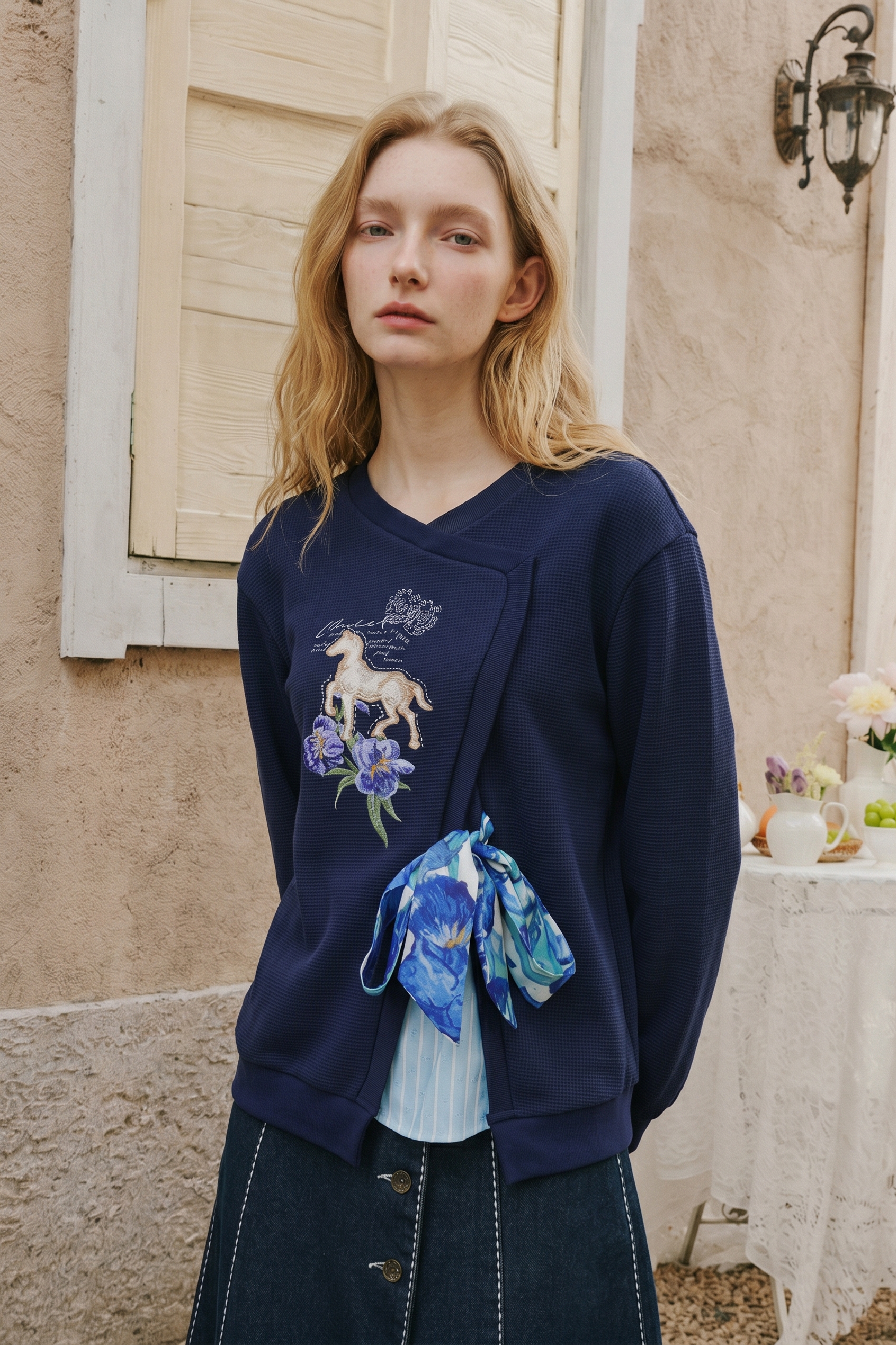 Vintage Print Sweatshirt