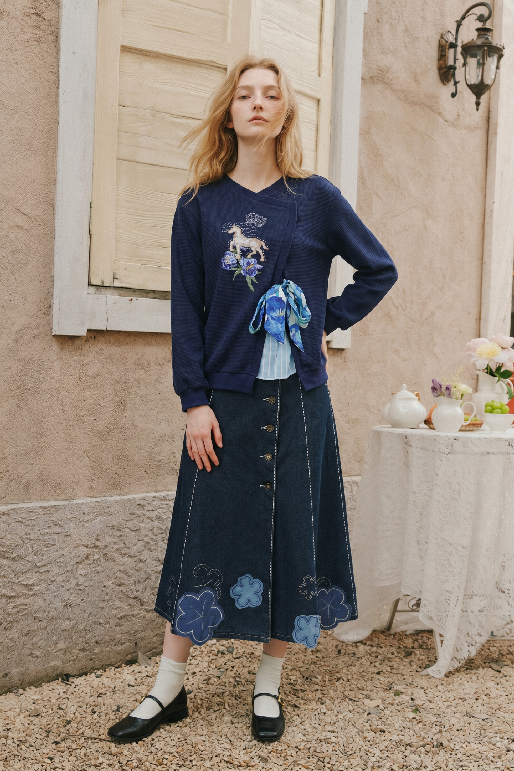 Vintage Print Sweatshirt