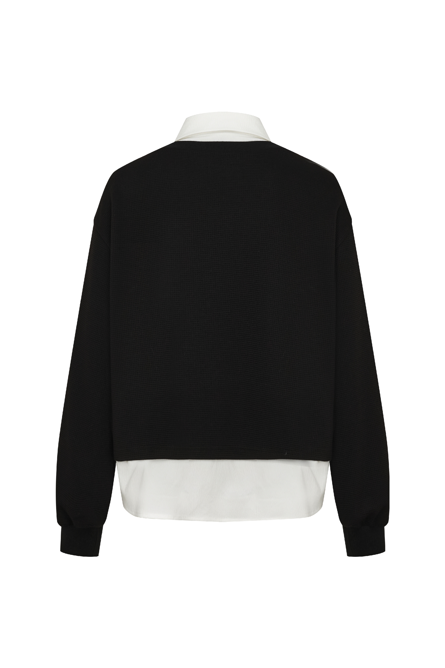 Fake Two-Piece Sweatshirt-LYONSENS