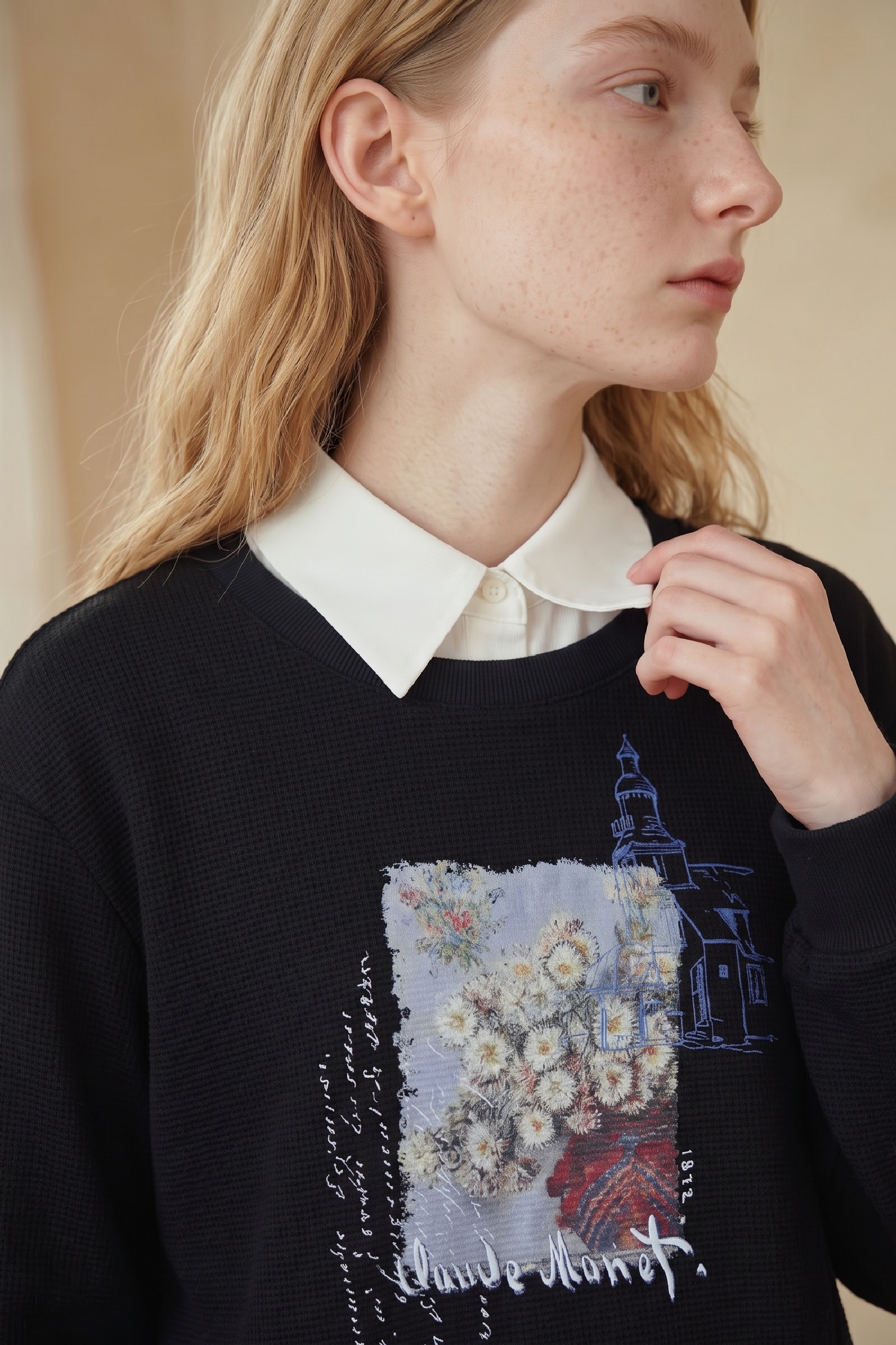 Fake Two-Piece Sweatshirt-LYONSENS