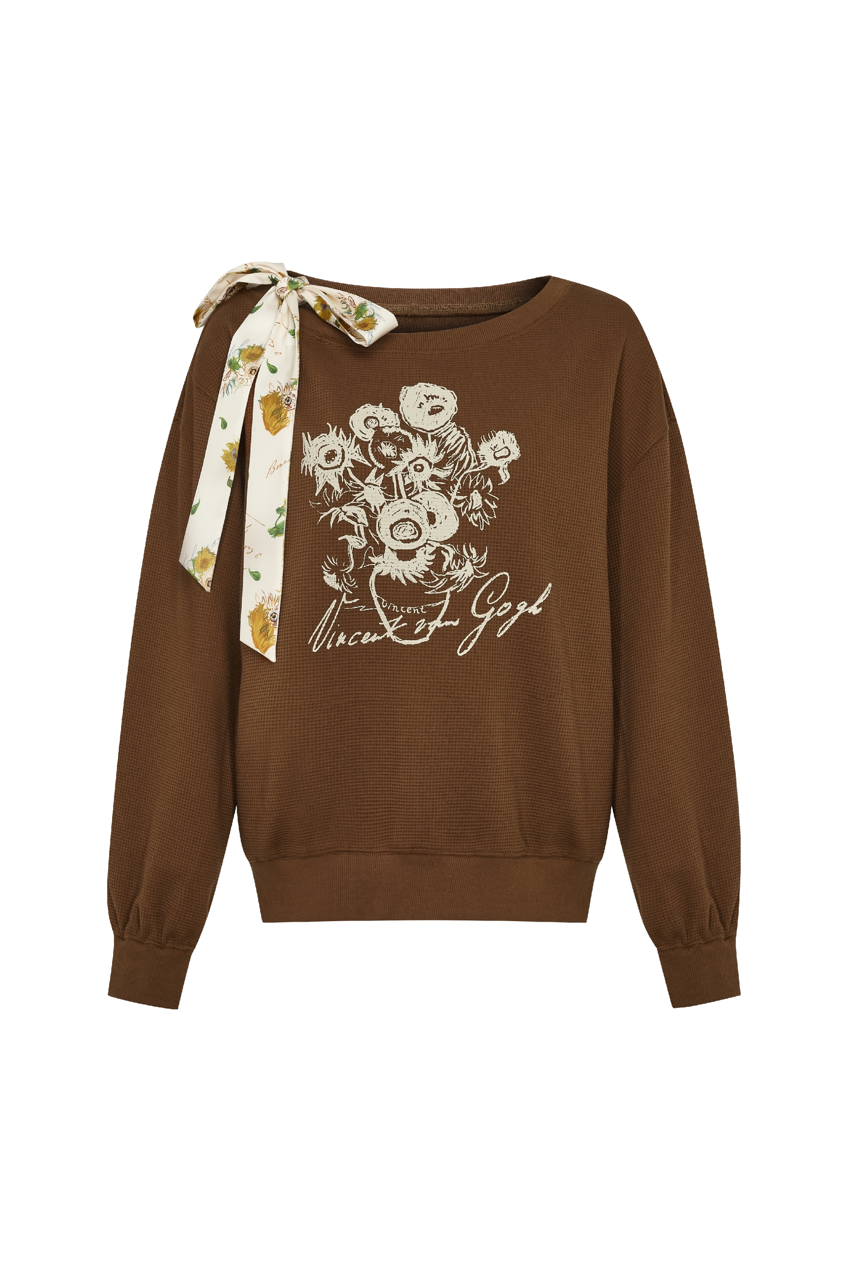 Ribbon‑print Sweatshirt