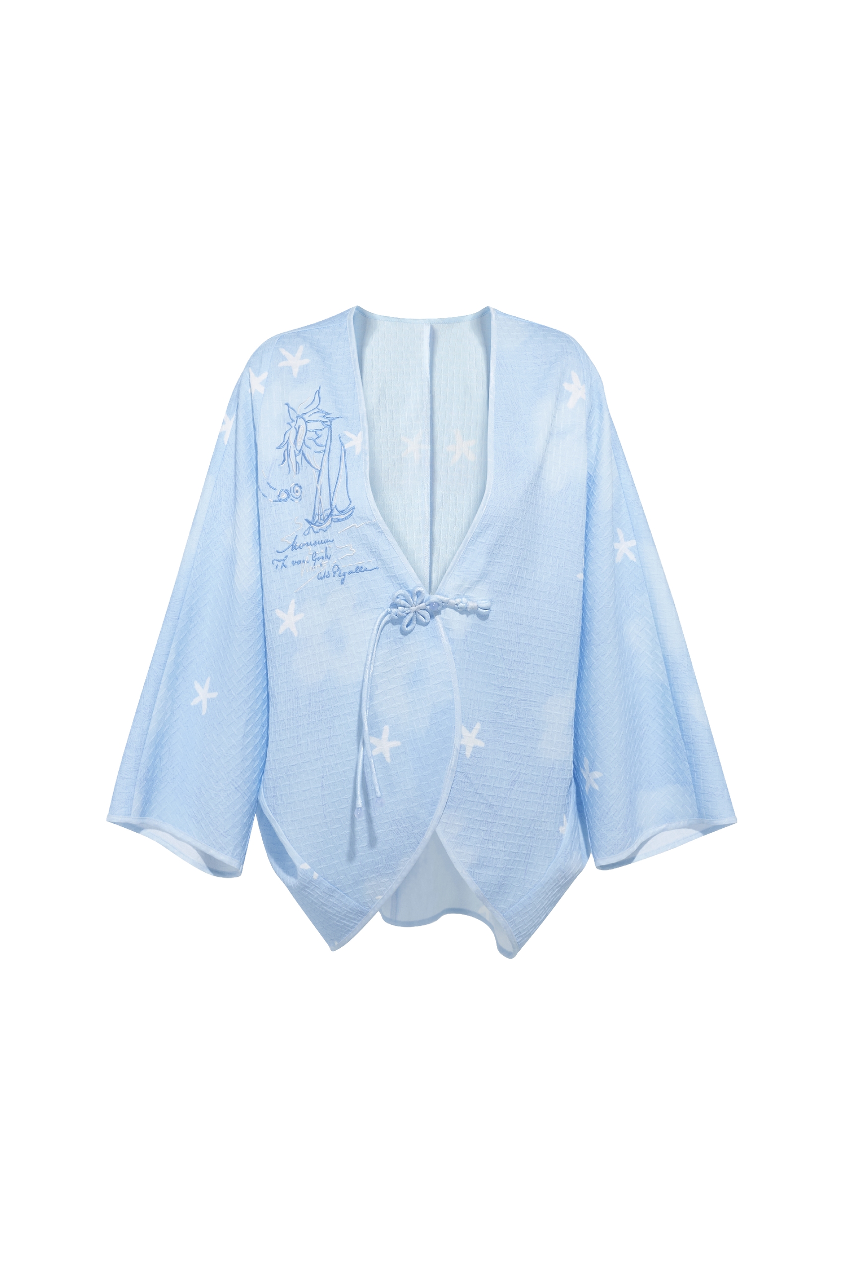 Floral Tie Waist Short Outerwear