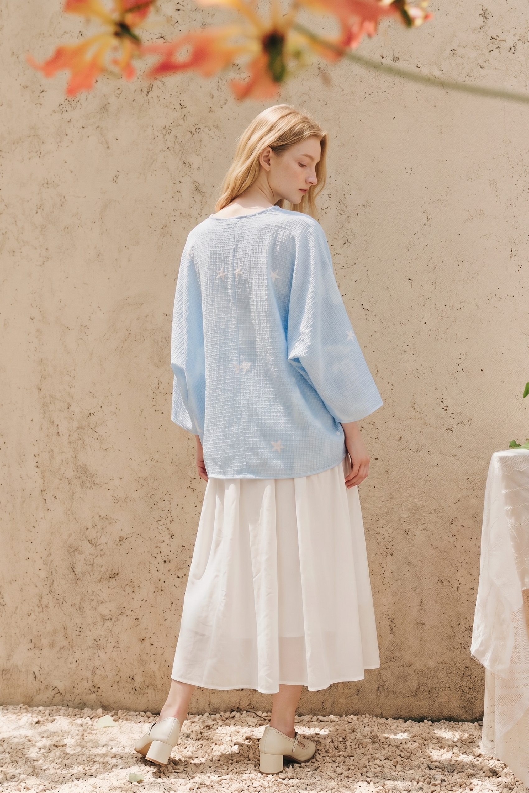 Floral Tie Waist Short Outerwear