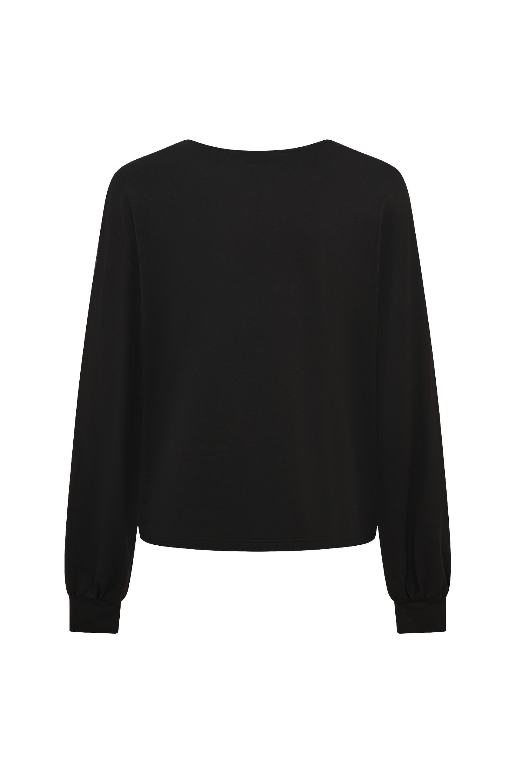 Round‑neck Long‑sleeve Knit Top-LYONSENS
