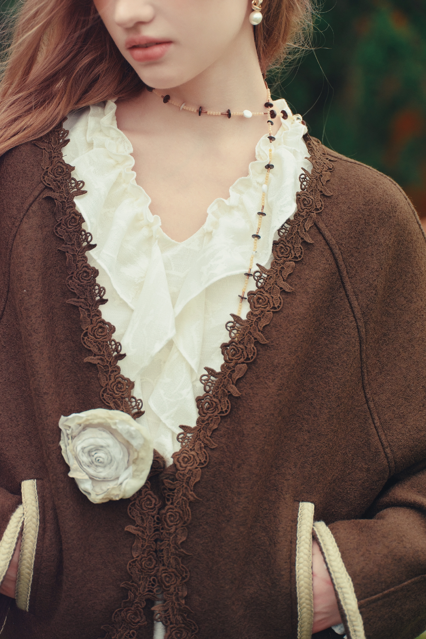 Loose Knit Cardigan-LYONSENS