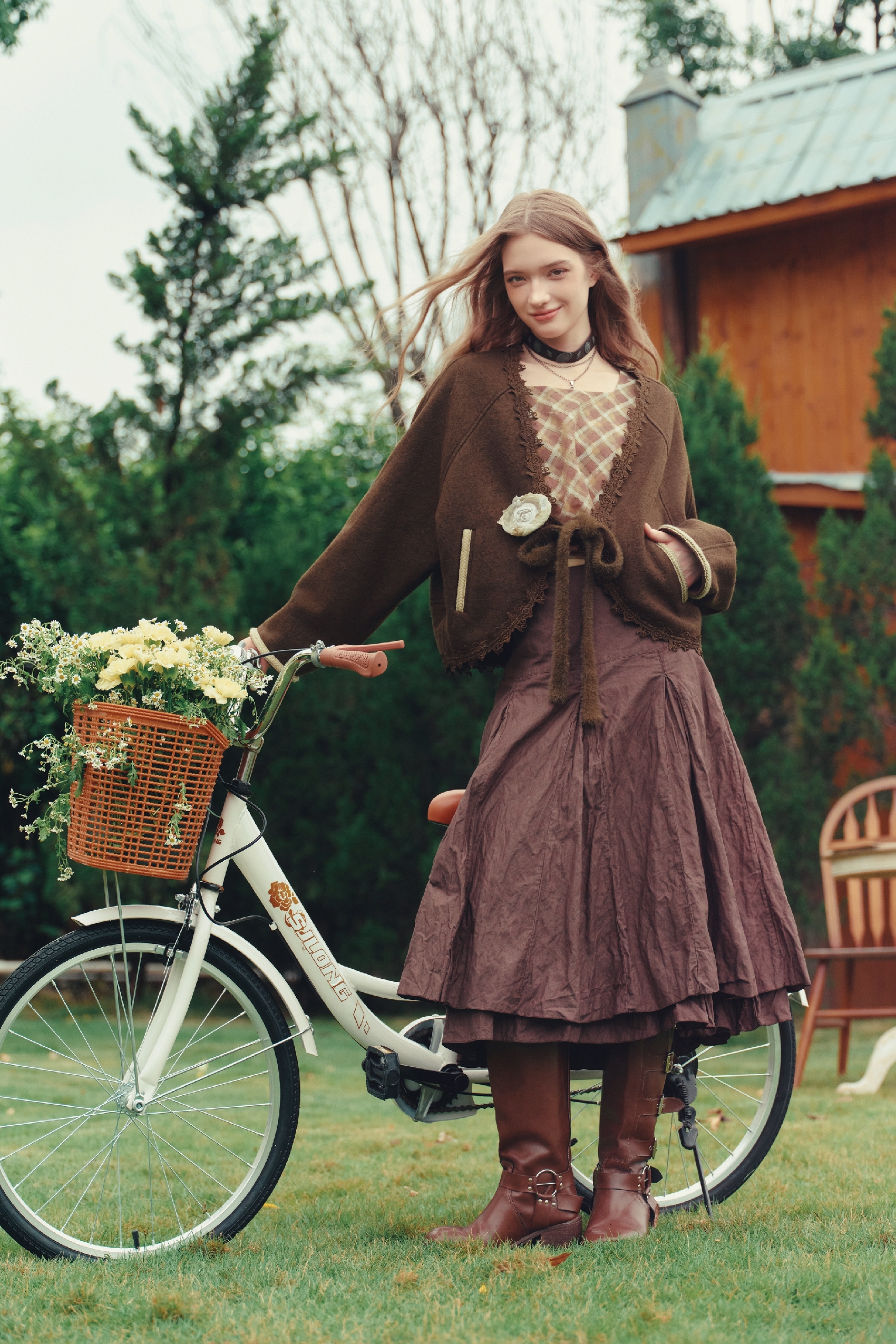 Loose Knit Cardigan-LYONSENS