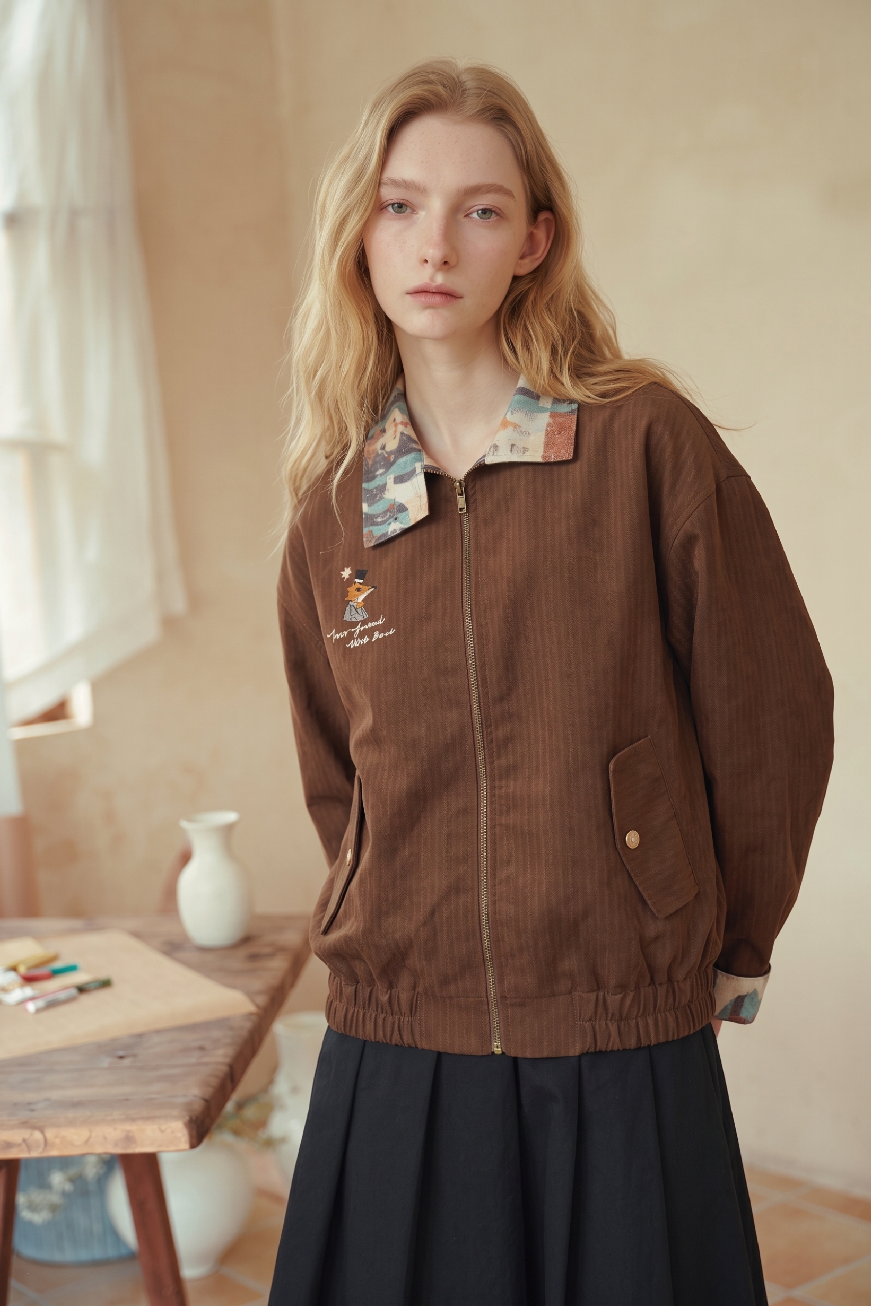 Lapel Collar Jacket-LYONSENS