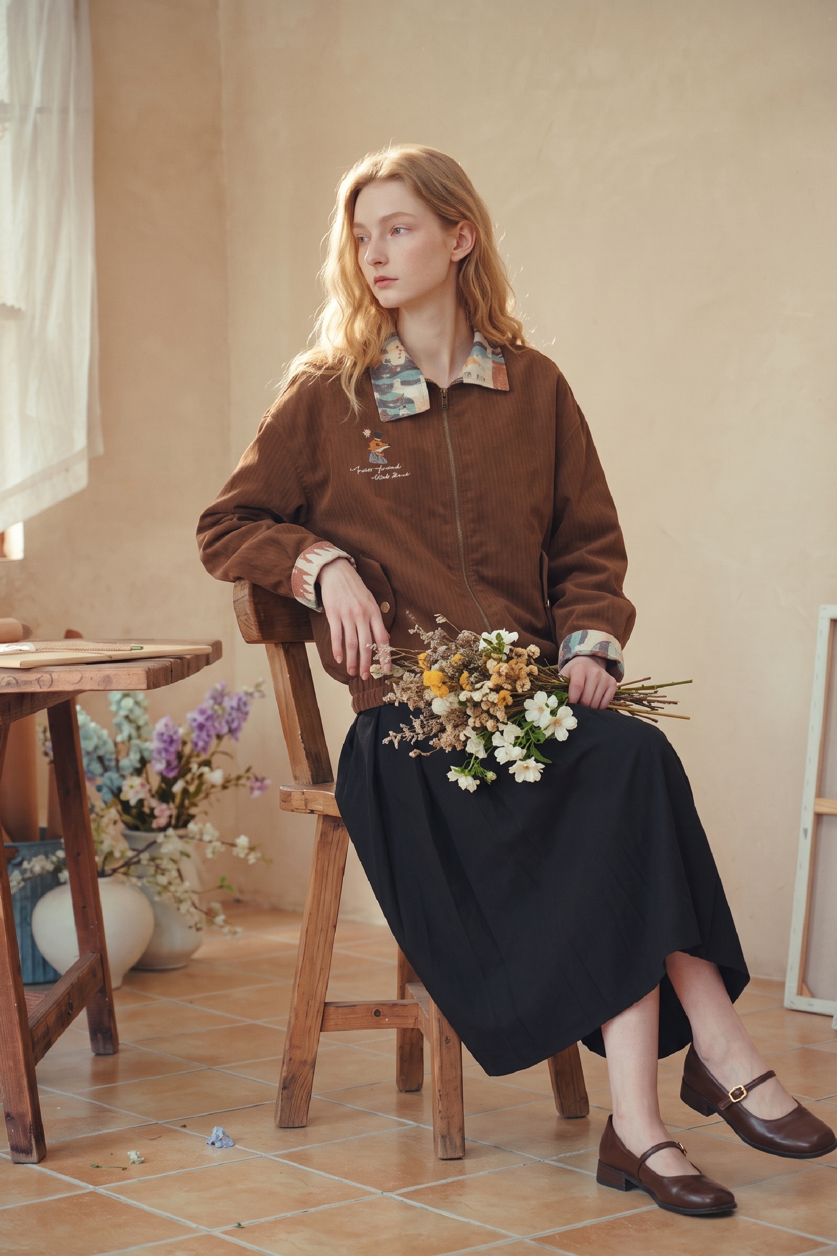 Lapel Collar Jacket-LYONSENS