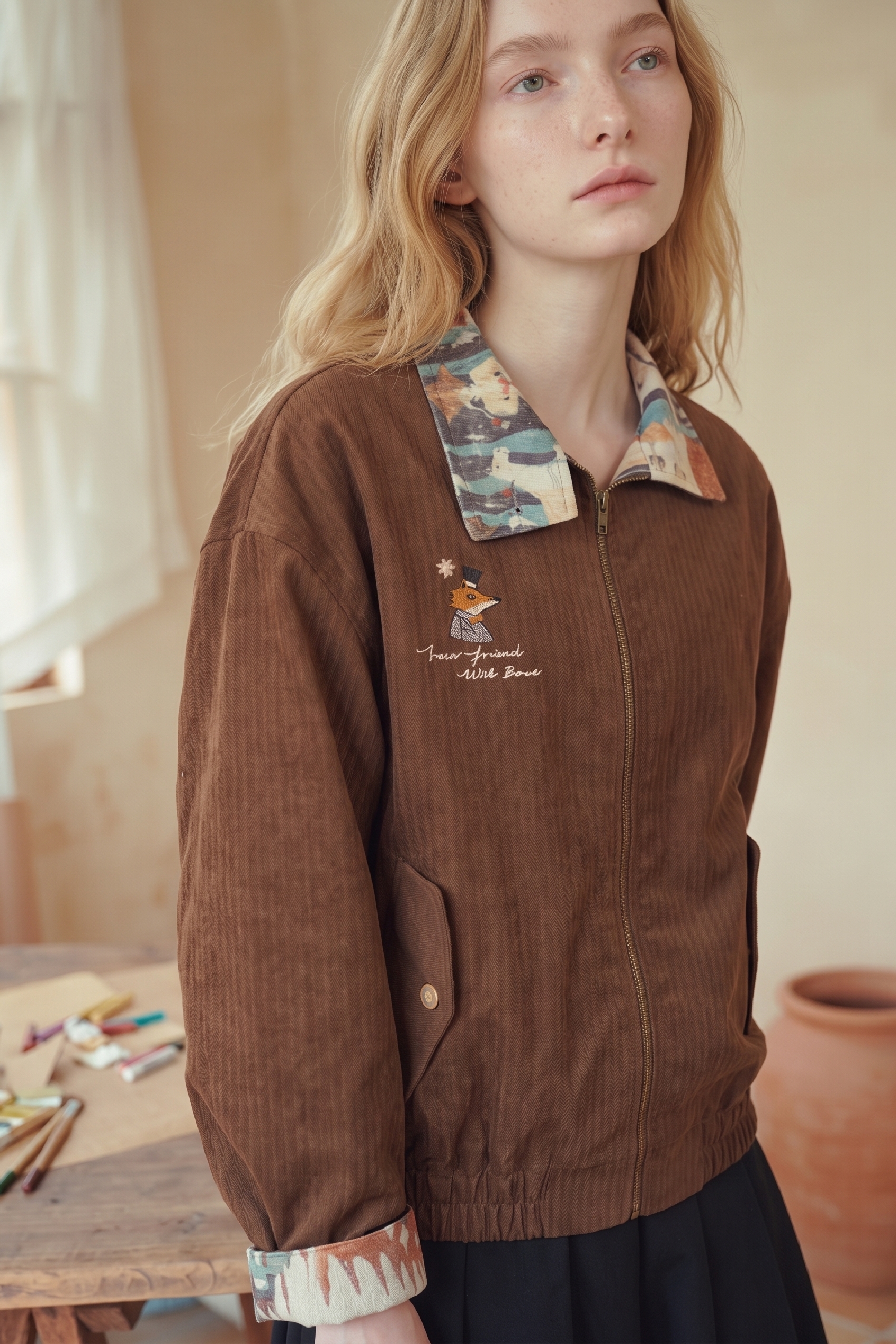 Lapel Collar Jacket-LYONSENS