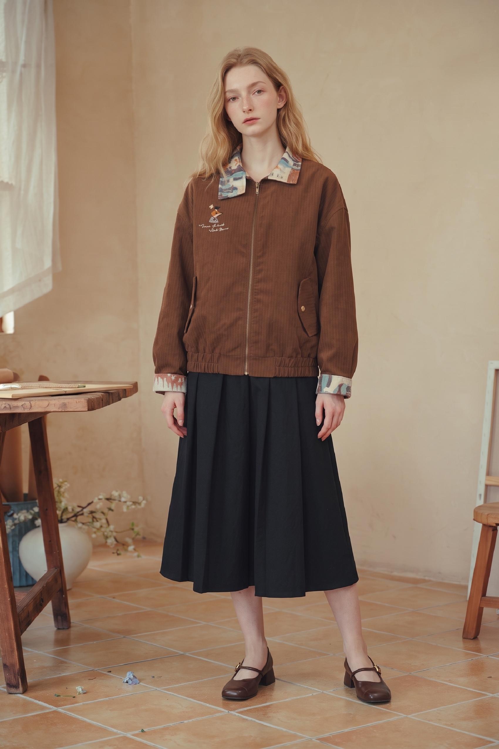 Lapel Collar Jacket-LYONSENS