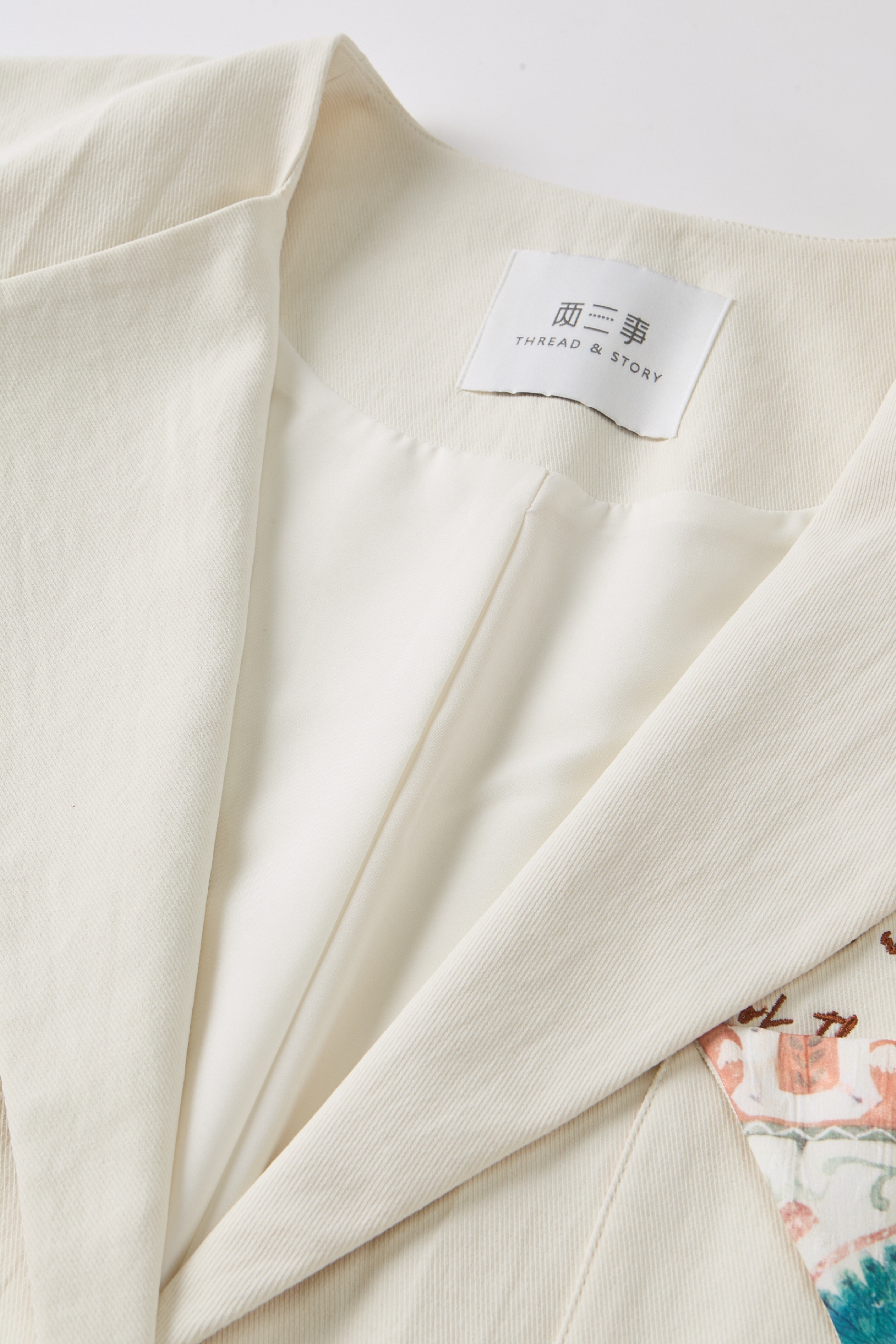 White Casual Blazer-LYONSENS