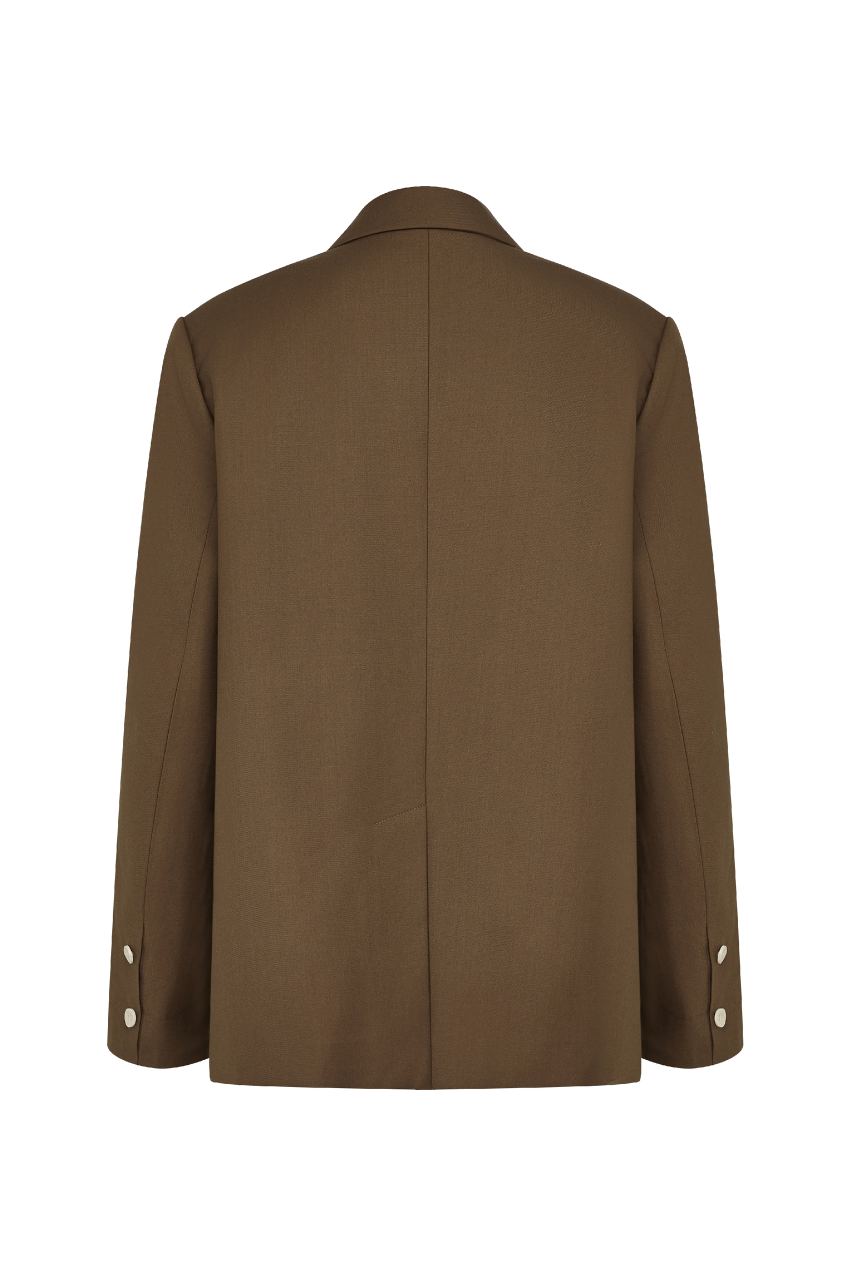 Brown Casual Blazer-LYONSENS