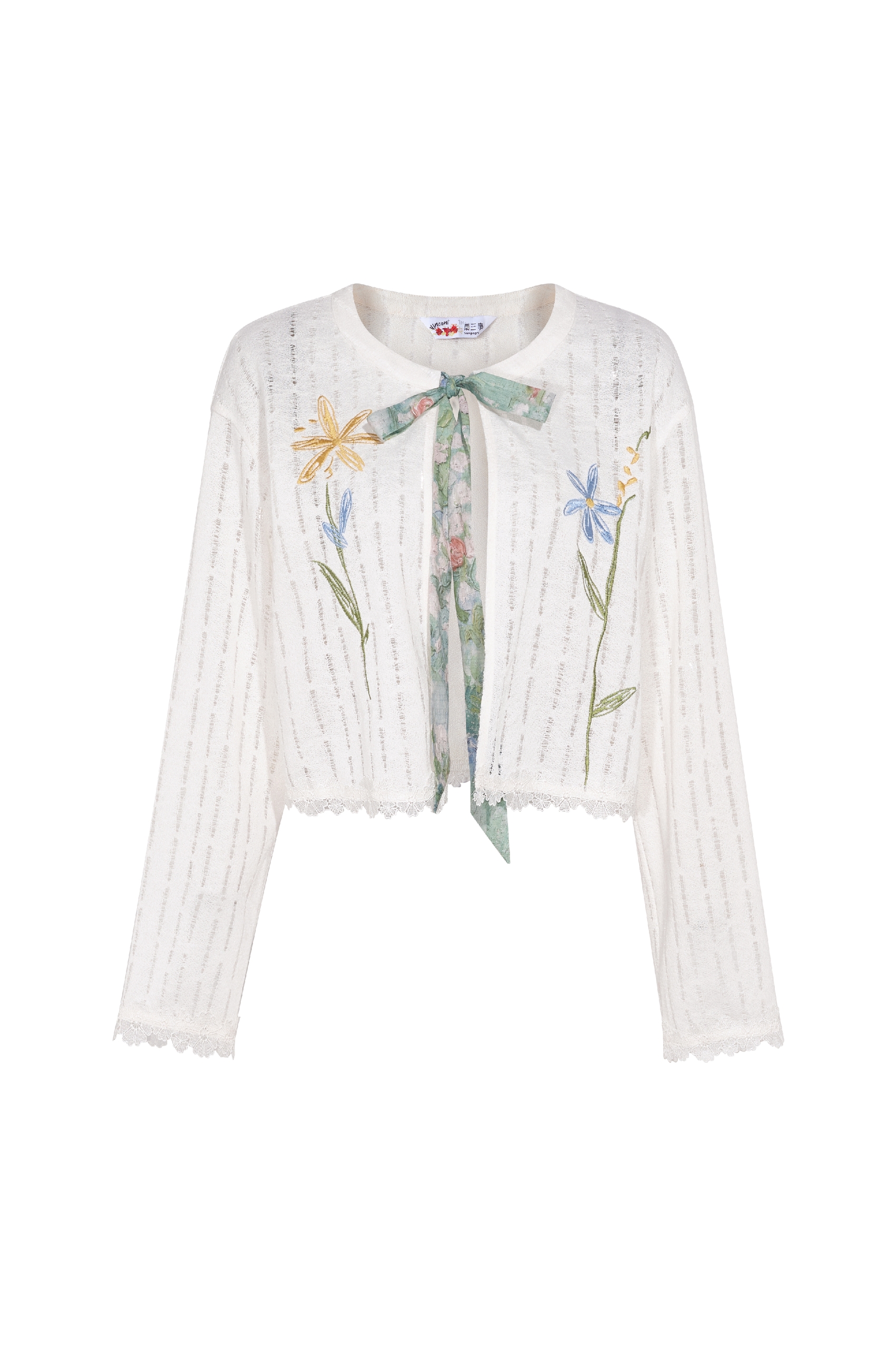 Floral Print Long Sleeve Knit Two Piece Set