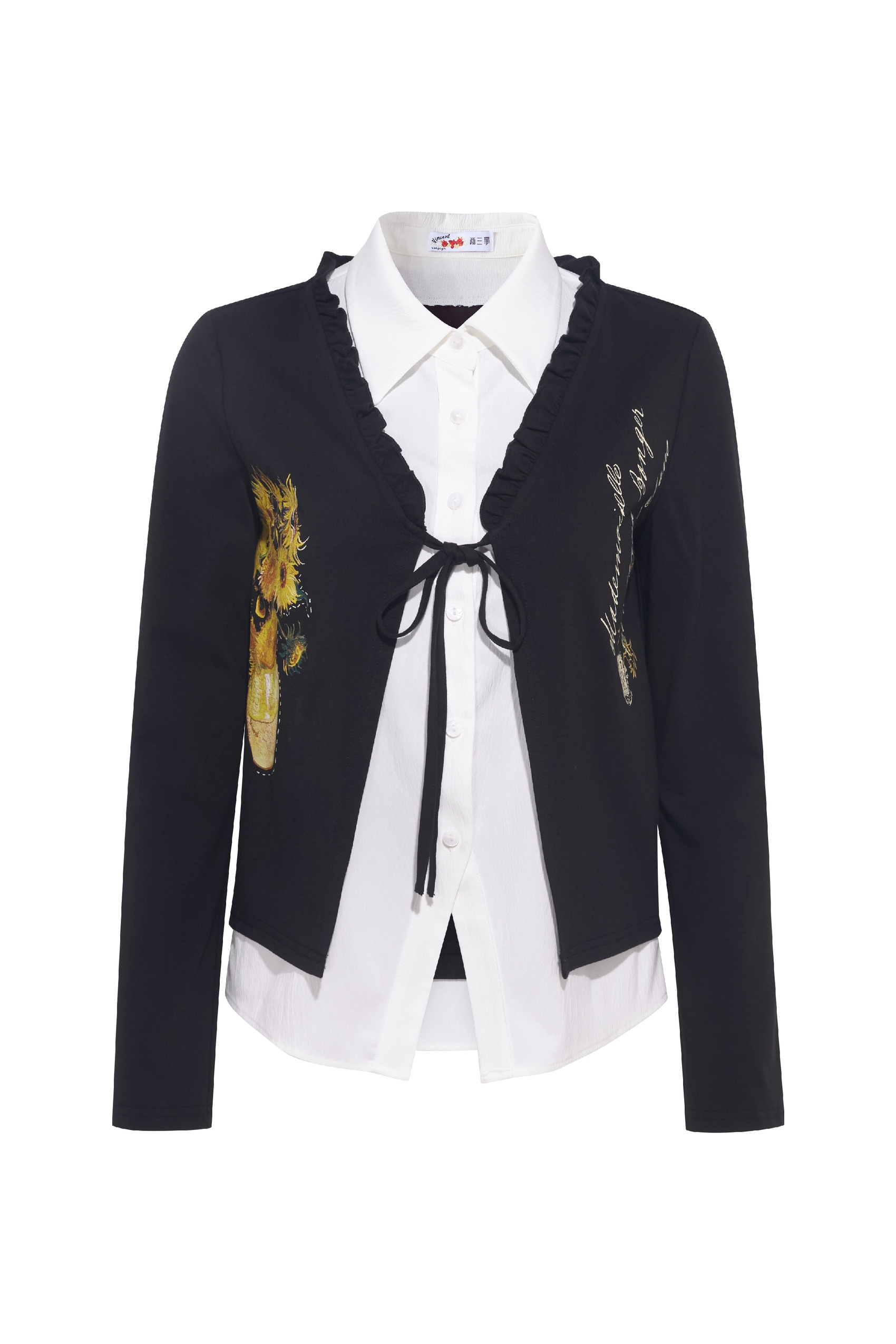 Color Block Spliced Knit Cardigan