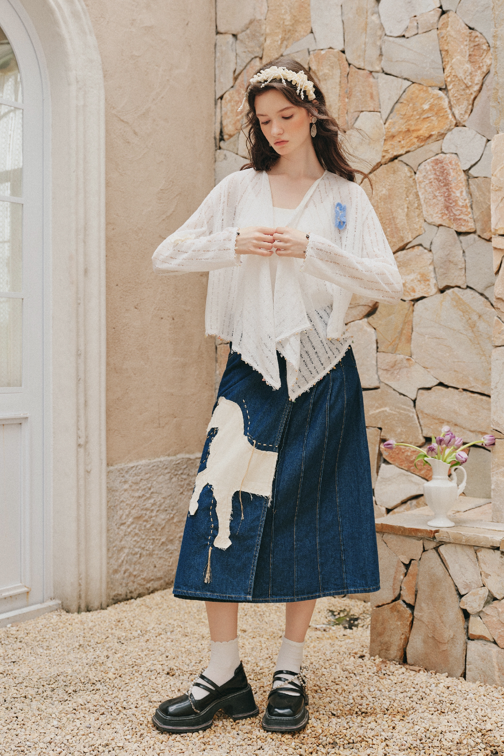 Slim Fit Short Sleeve Knit Tee