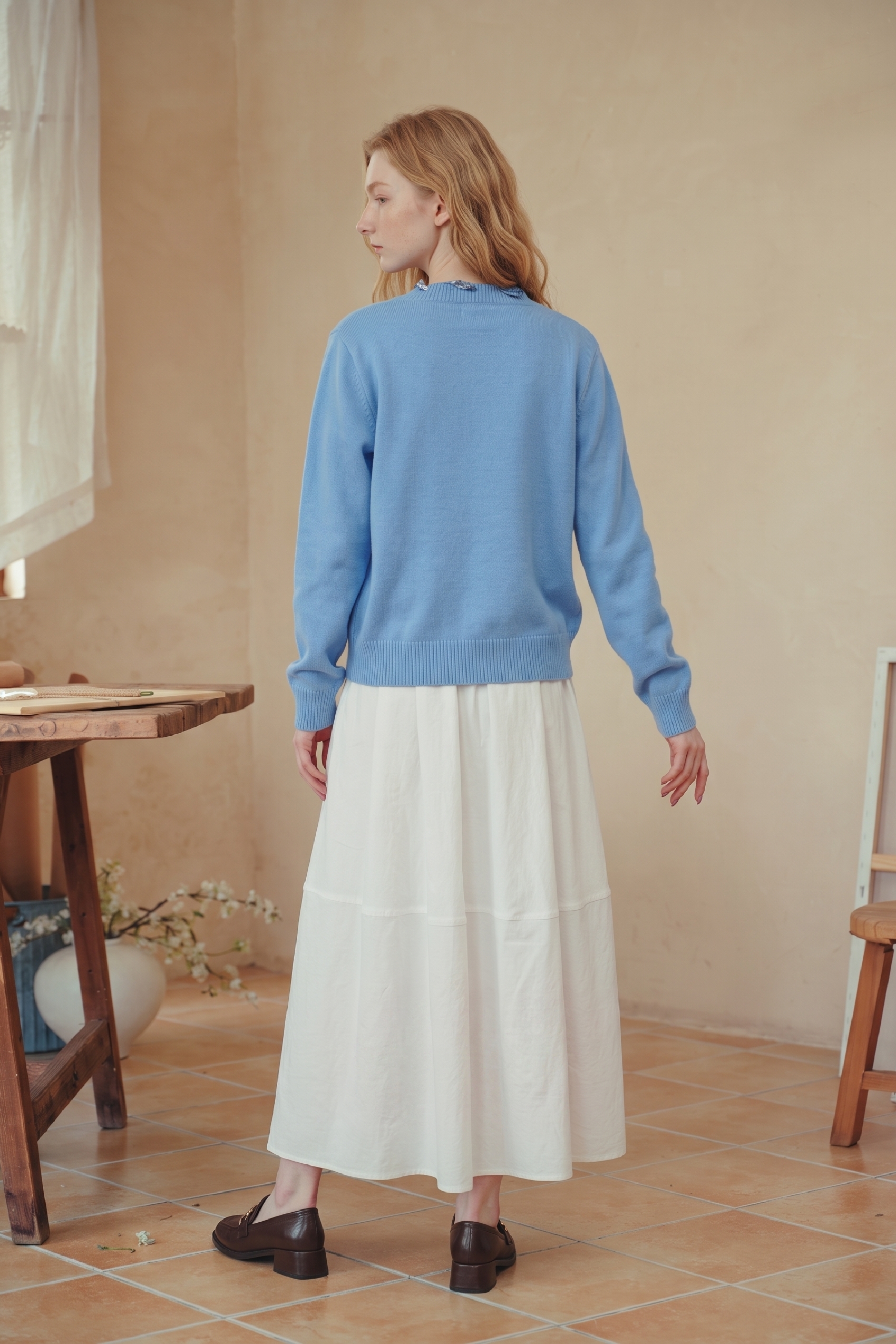 Printed Knit Cardigan-LYONSENS